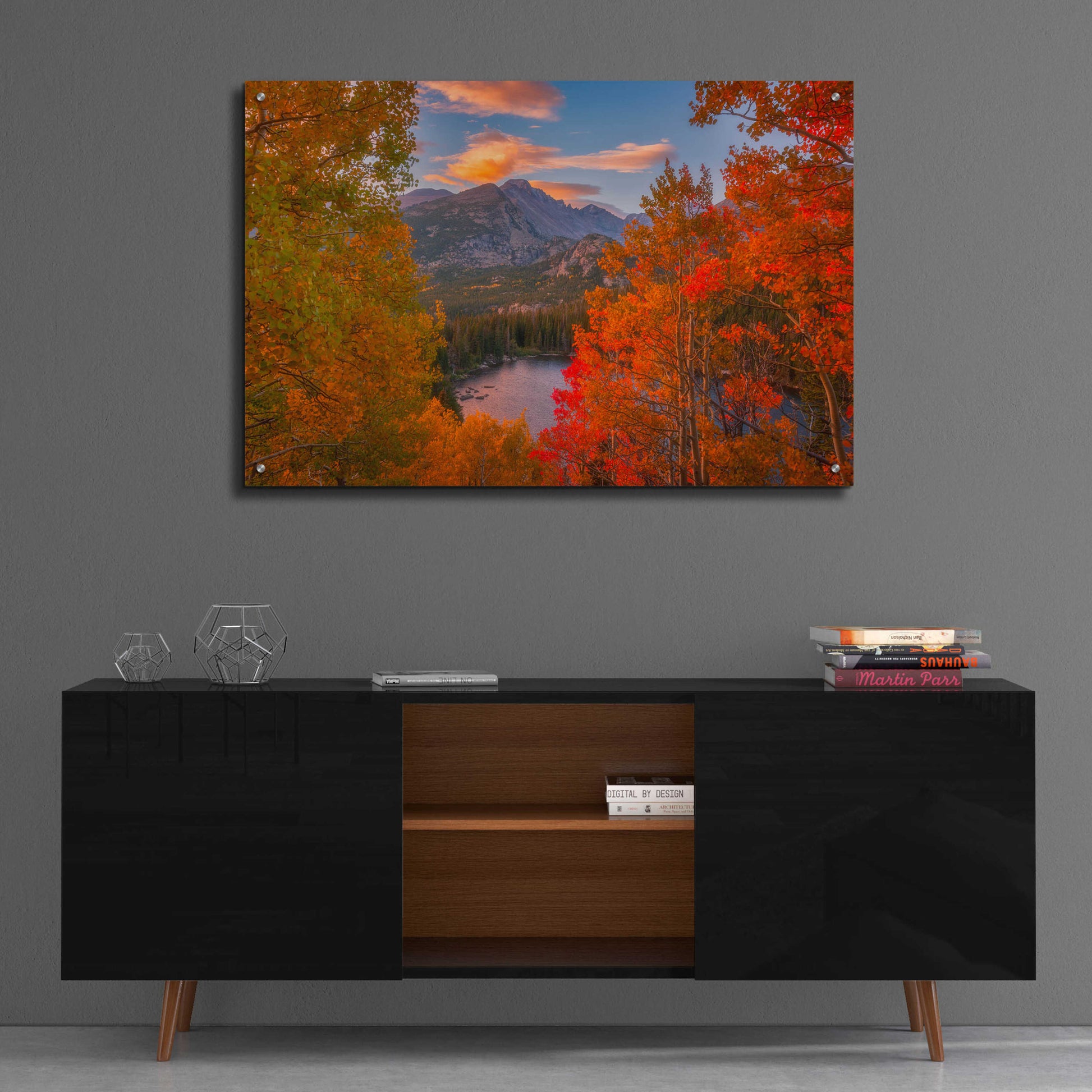 Epic Art 'Autumn's Breath - Rocky Mountain National Park' by Darren White, Acrylic Glass Wall Art,36x24