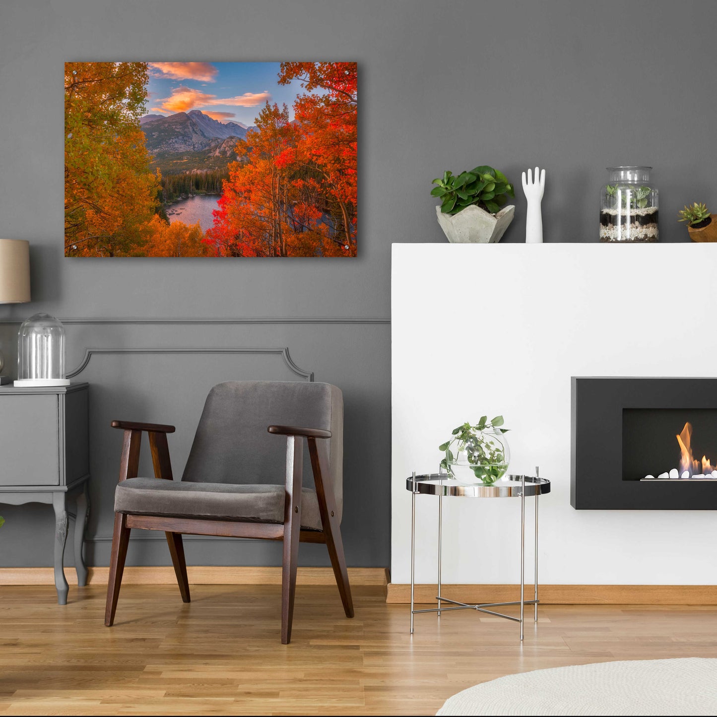 Epic Art 'Autumn's Breath - Rocky Mountain National Park' by Darren White, Acrylic Glass Wall Art,36x24