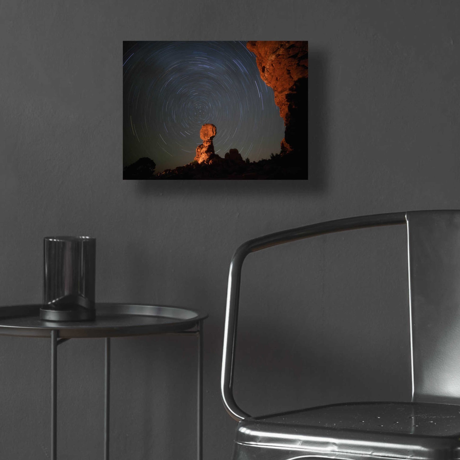 Epic Art 'Balanced Spin - Arches National Park' by Darren White, Acrylic Glass Wall Art,16x12