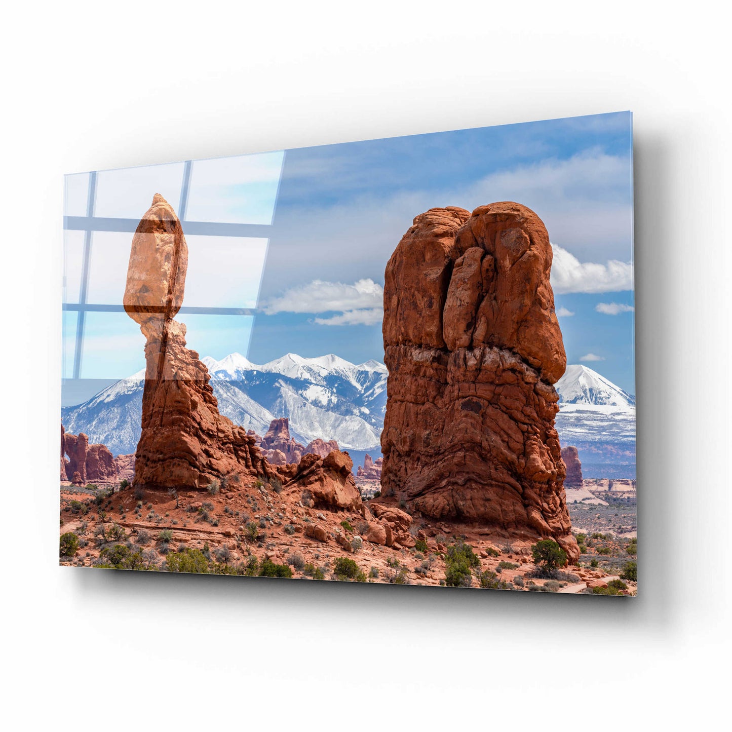 Epic Art 'Balanced Views - Arches National Park' by Darren White, Acrylic Glass Wall Art,16x12