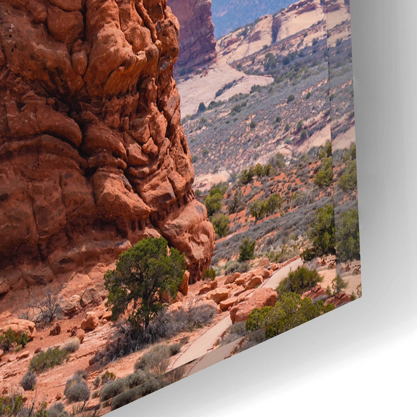 Epic Art 'Balanced Views - Arches National Park' by Darren White, Acrylic Glass Wall Art,16x12