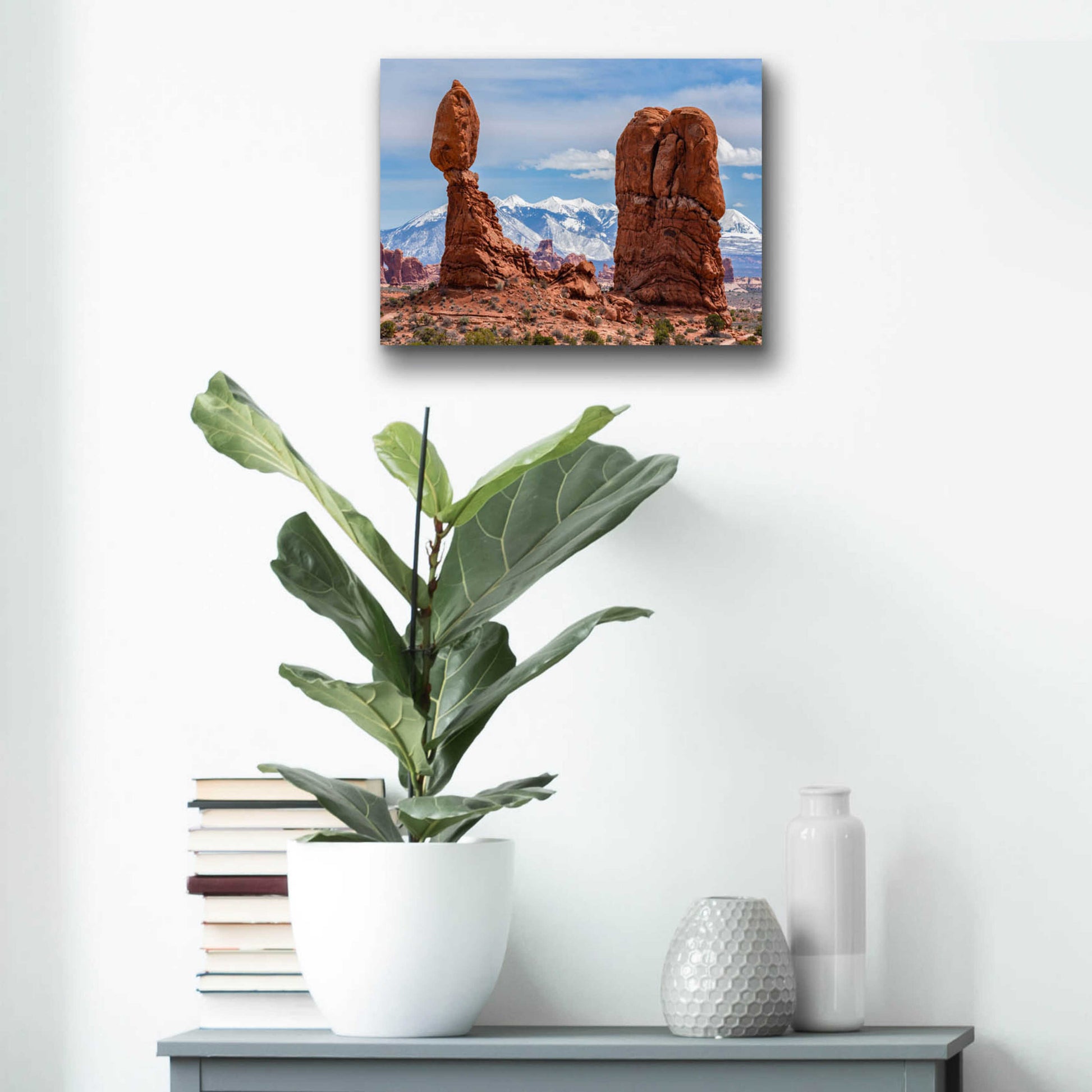 Epic Art 'Balanced Views - Arches National Park' by Darren White, Acrylic Glass Wall Art,16x12