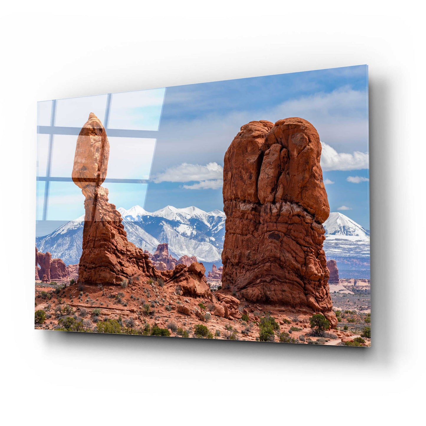 Epic Art 'Balanced Views - Arches National Park' by Darren White, Acrylic Glass Wall Art,24x16