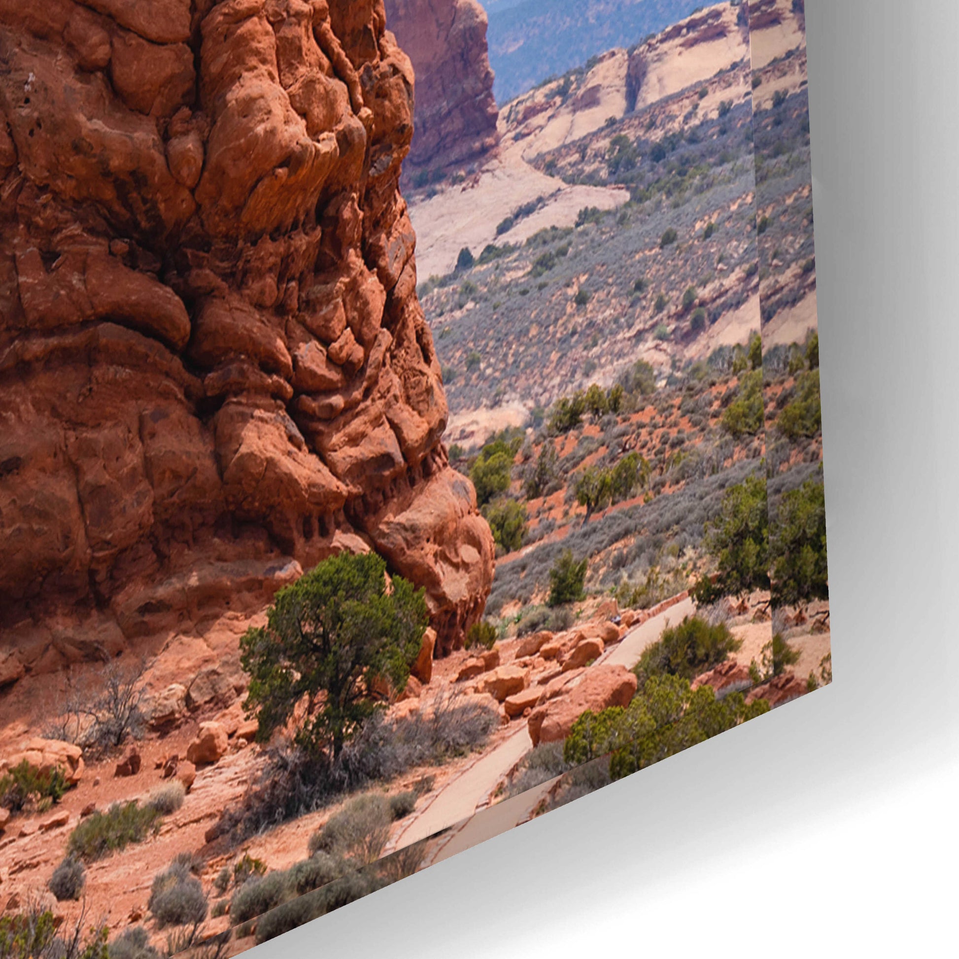 Epic Art 'Balanced Views - Arches National Park' by Darren White, Acrylic Glass Wall Art,24x16