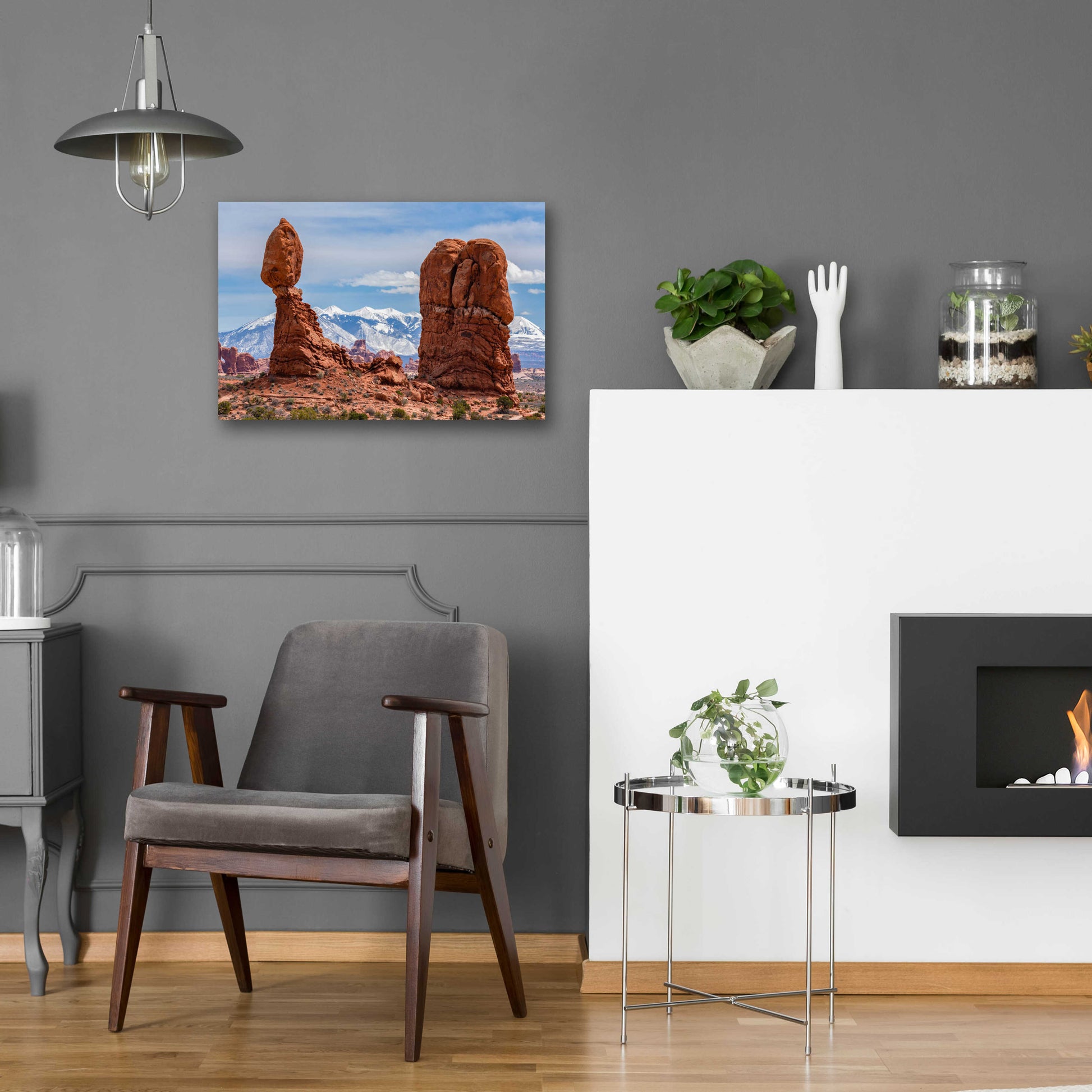 Epic Art 'Balanced Views - Arches National Park' by Darren White, Acrylic Glass Wall Art,24x16