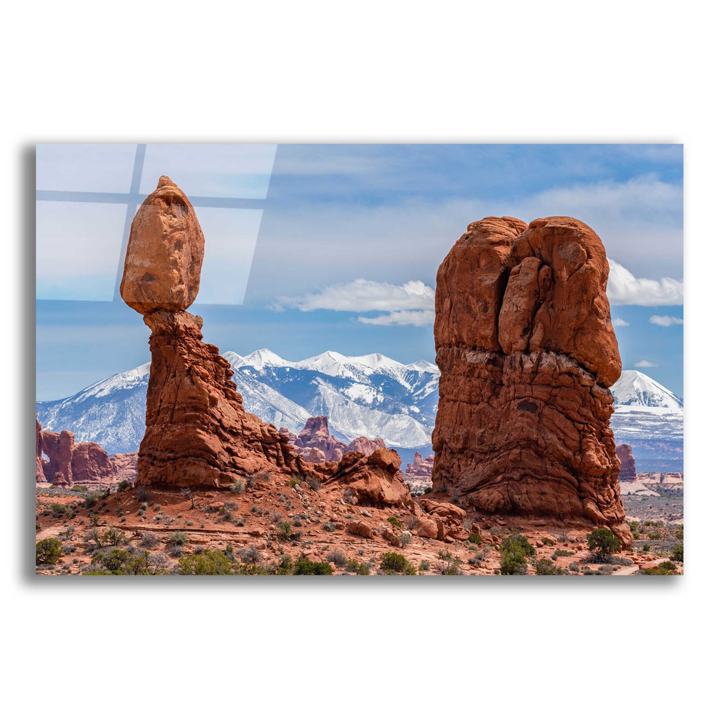 Epic Art 'Balanced Views - Arches National Park' by Darren White, Acrylic Glass Wall Art,24x16