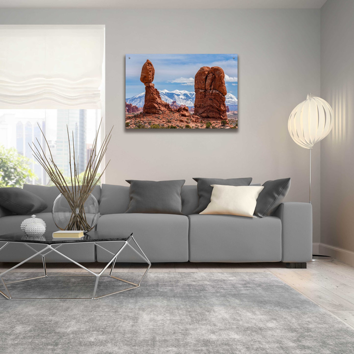 Epic Art 'Balanced Views - Arches National Park' by Darren White, Acrylic Glass Wall Art,36x24