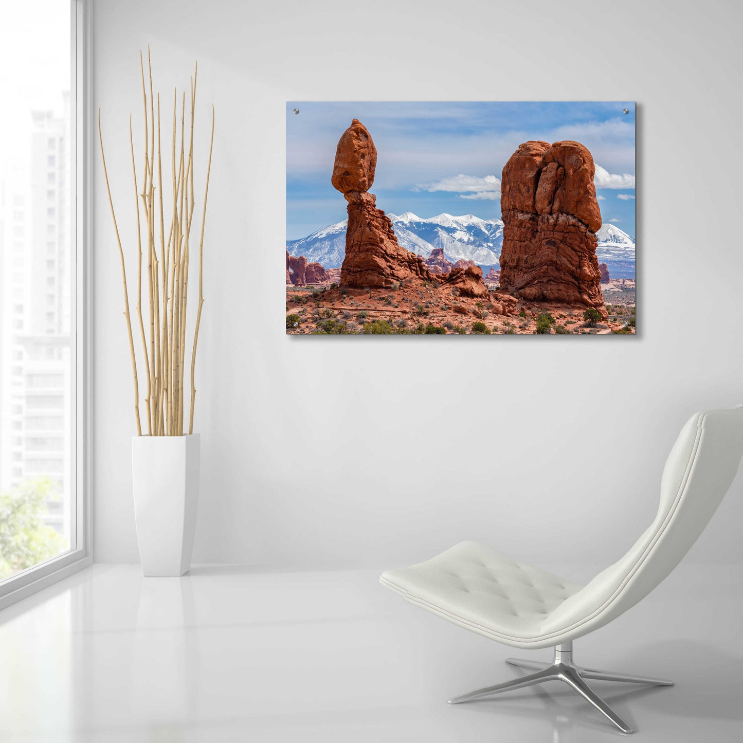 Epic Art 'Balanced Views - Arches National Park' by Darren White, Acrylic Glass Wall Art,36x24