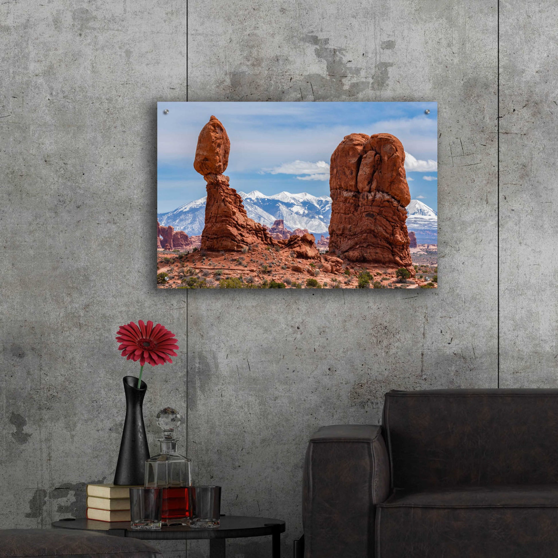 Epic Art 'Balanced Views - Arches National Park' by Darren White, Acrylic Glass Wall Art,36x24