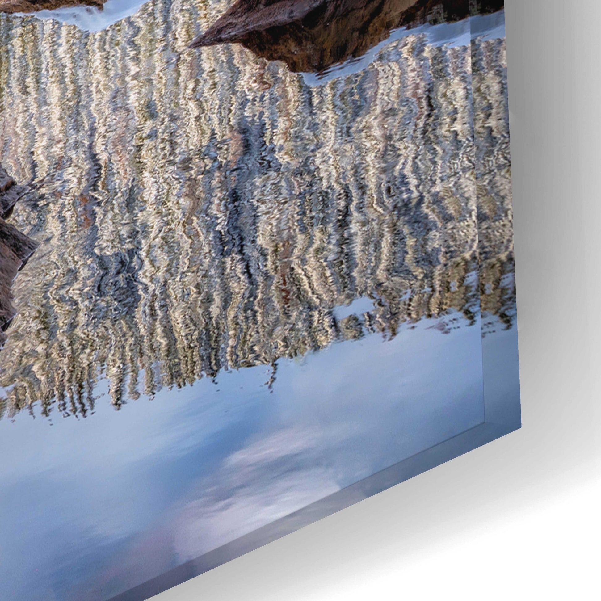 Epic Art 'Bear Lake Holiday - Rocky Mountain National Park' by Darren White, Acrylic Glass Wall Art,24x16