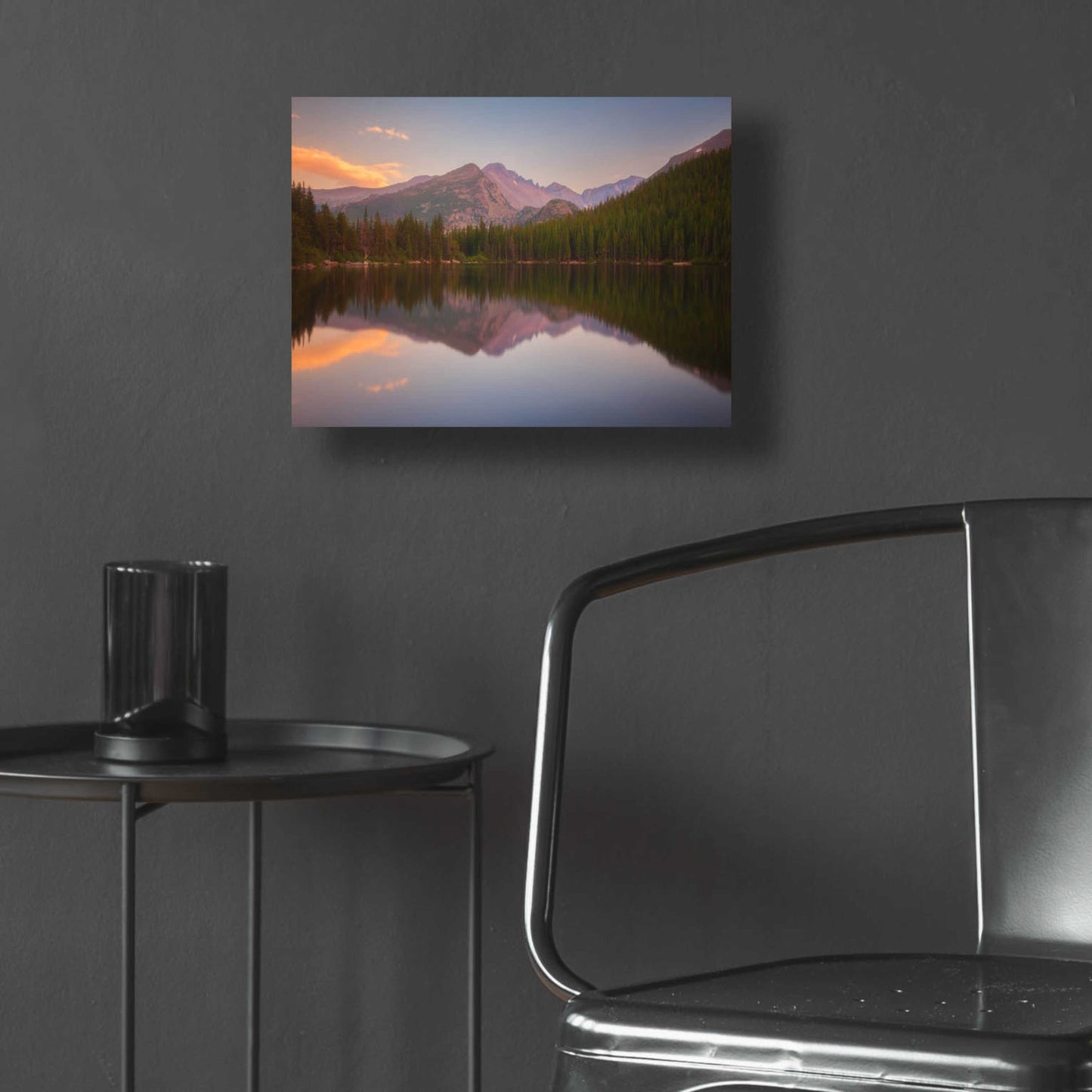 Epic Art 'Bear Lake Sunset Reflection - Rocky Mountain National Park' by Darren White, Acrylic Glass Wall Art,16x12