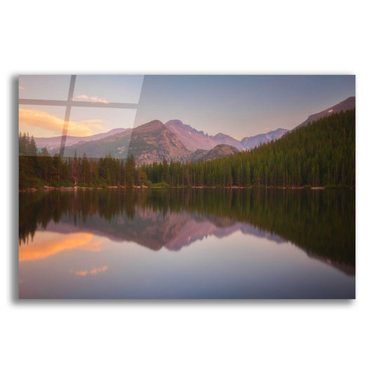 Epic Art 'Bear Lake Sunset Reflection - Rocky Mountain National Park' by Darren White, Acrylic Glass Wall Art