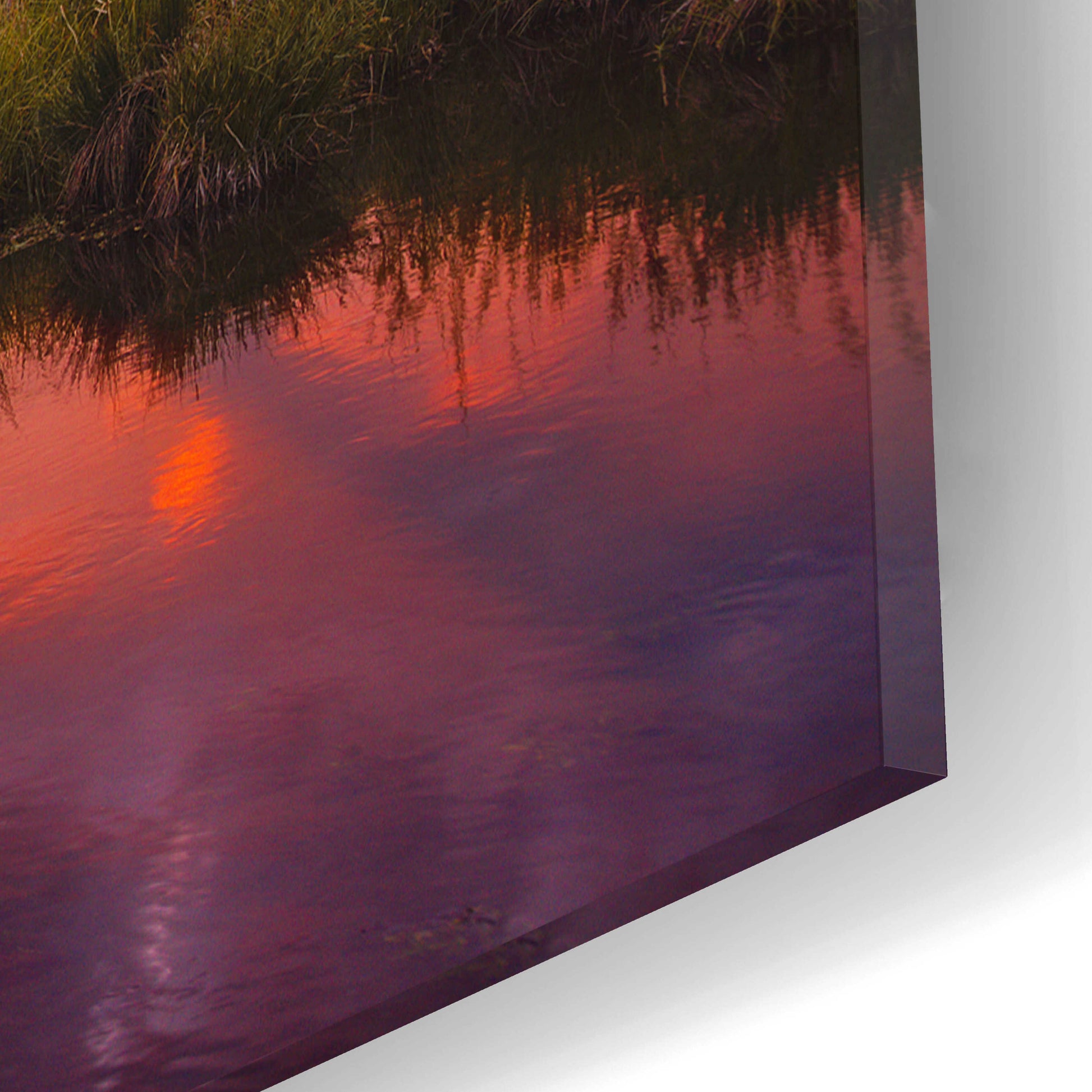 Epic Art 'Black Ponds Sunset - Grand Teton National Park' by Darren White, Acrylic Glass Wall Art,16x12