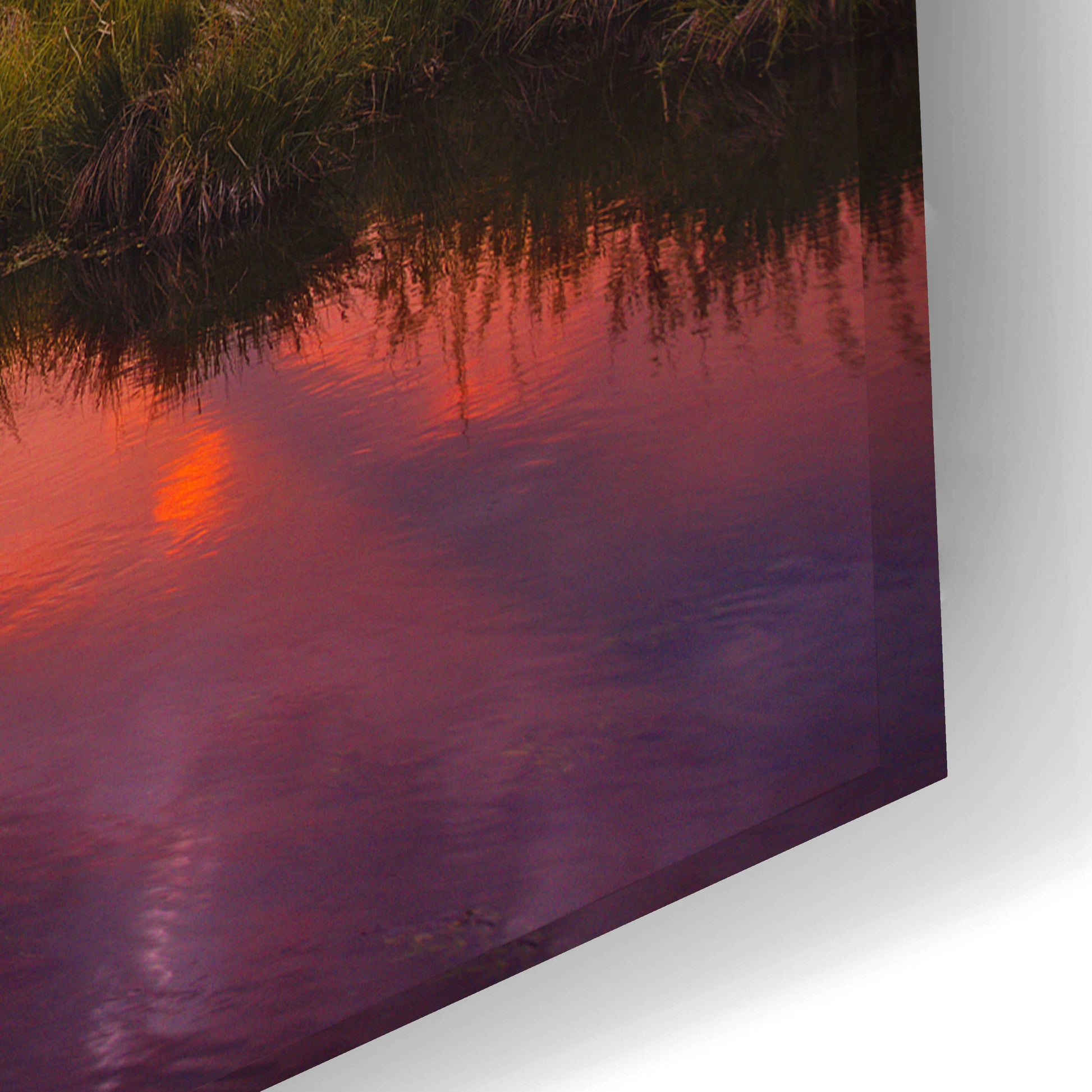 Epic Art 'Black Ponds Sunset - Grand Teton National Park' by Darren White, Acrylic Glass Wall Art,24x16