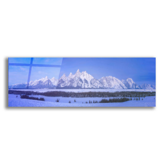Epic Art 'Blue Hour in the Tetons - Grand Teton National Park' by Darren White, Acrylic Glass Wall Art