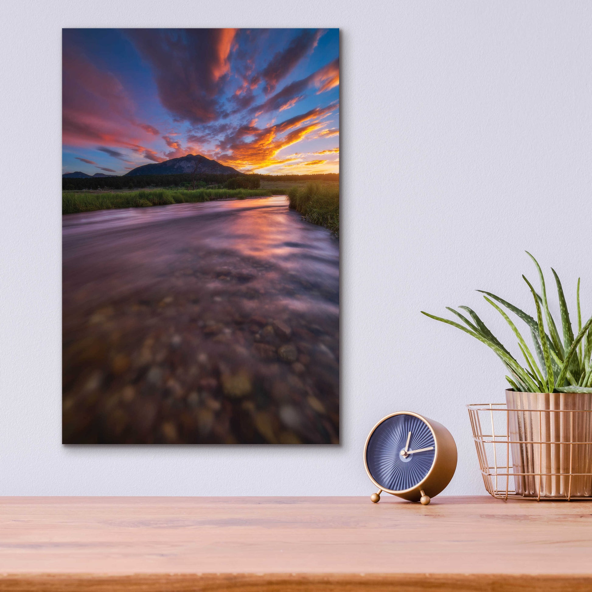 Epic Art 'Colorado Morning - Rocky Mountain National Park' by Darren White, Acrylic Glass Wall Art,12x16