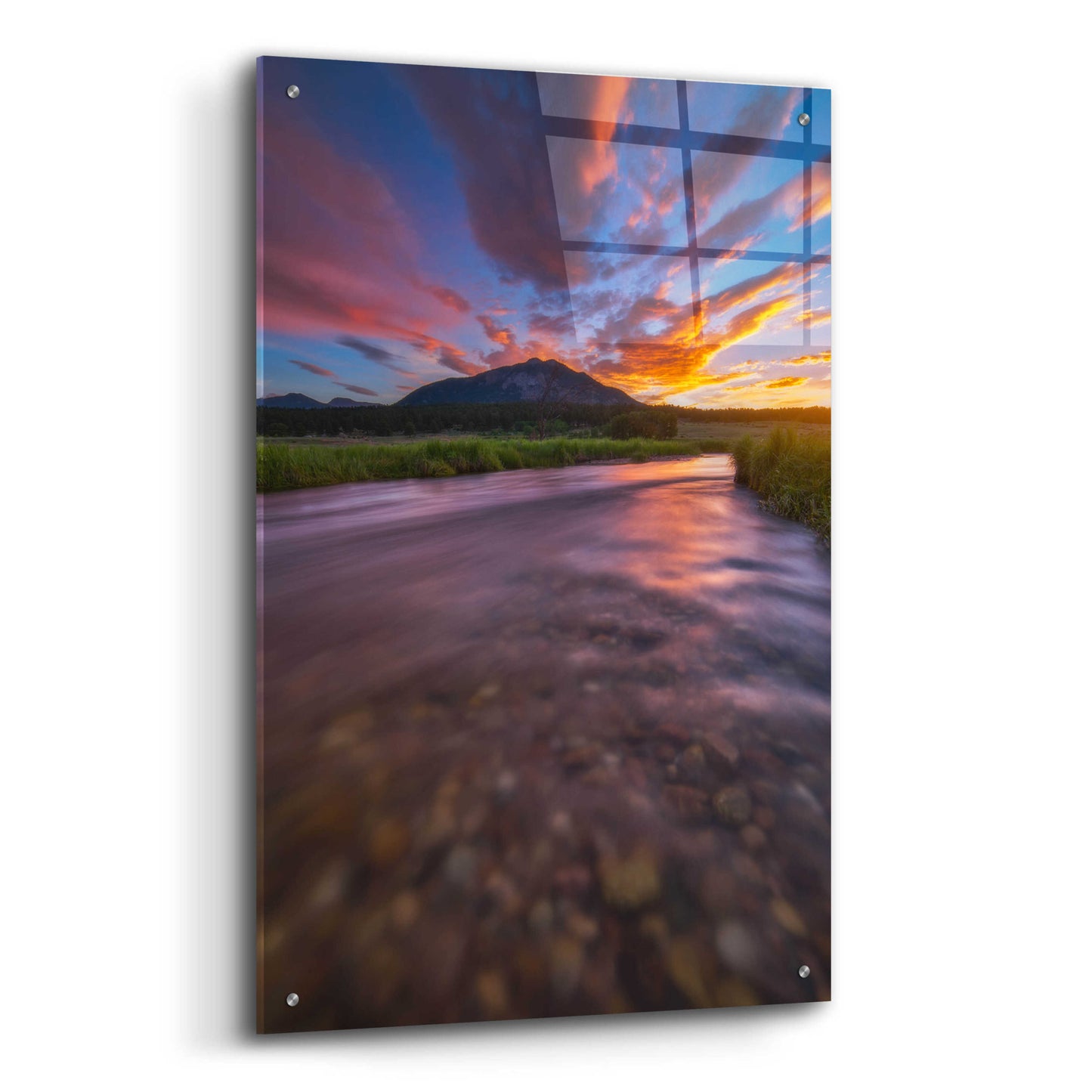 Epic Art 'Colorado Morning - Rocky Mountain National Park' by Darren White, Acrylic Glass Wall Art,24x36