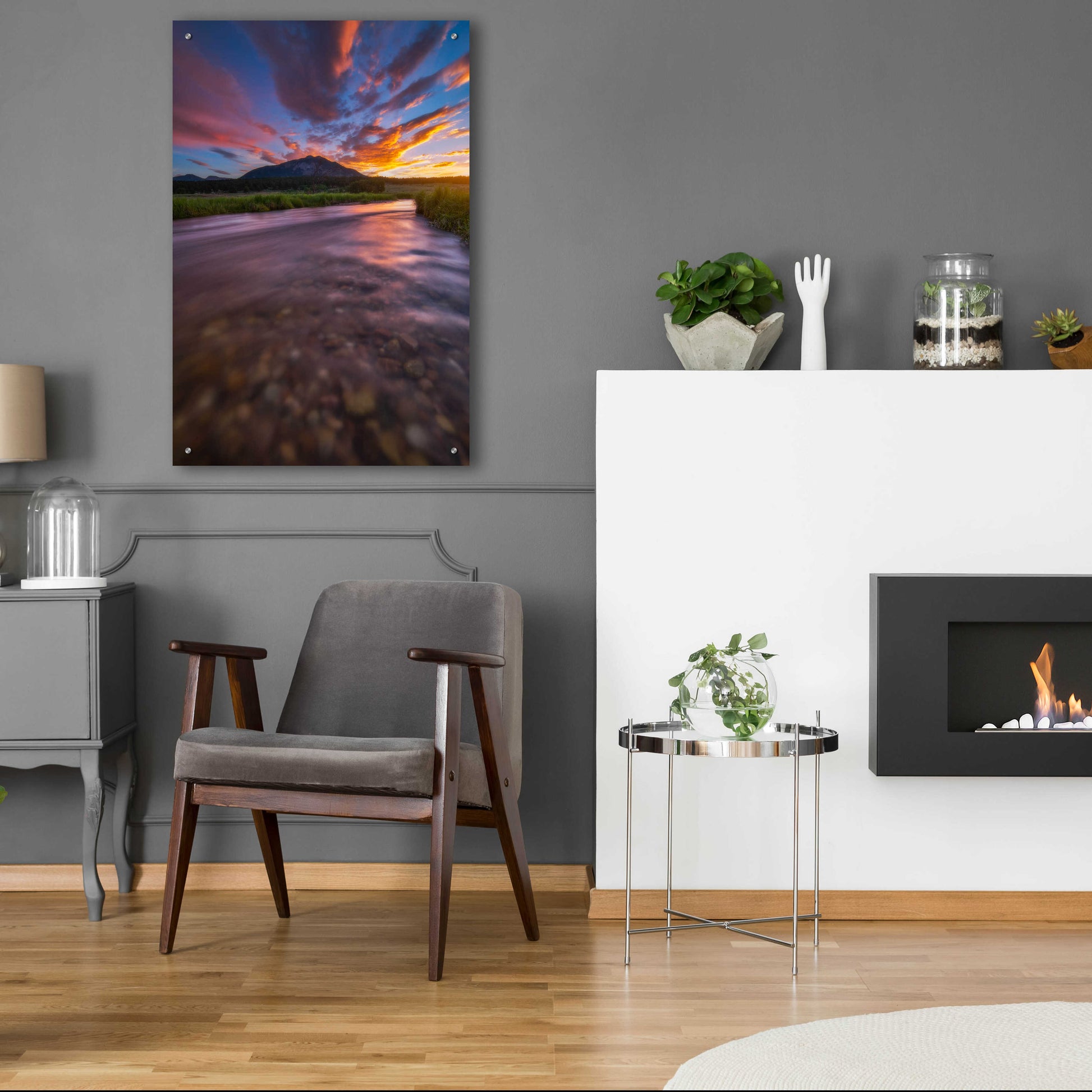 Epic Art 'Colorado Morning - Rocky Mountain National Park' by Darren White, Acrylic Glass Wall Art,24x36