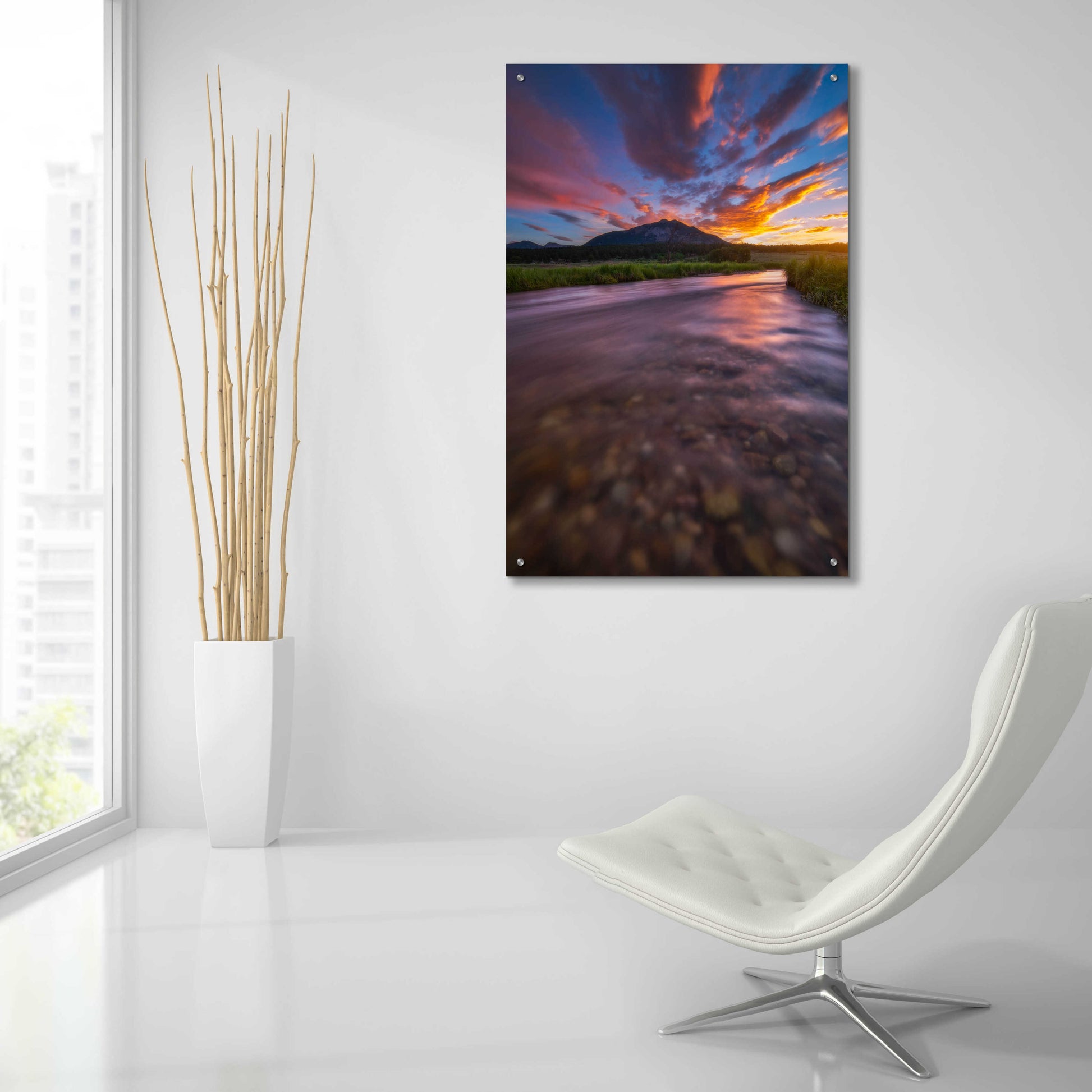 Epic Art 'Colorado Morning - Rocky Mountain National Park' by Darren White, Acrylic Glass Wall Art,24x36