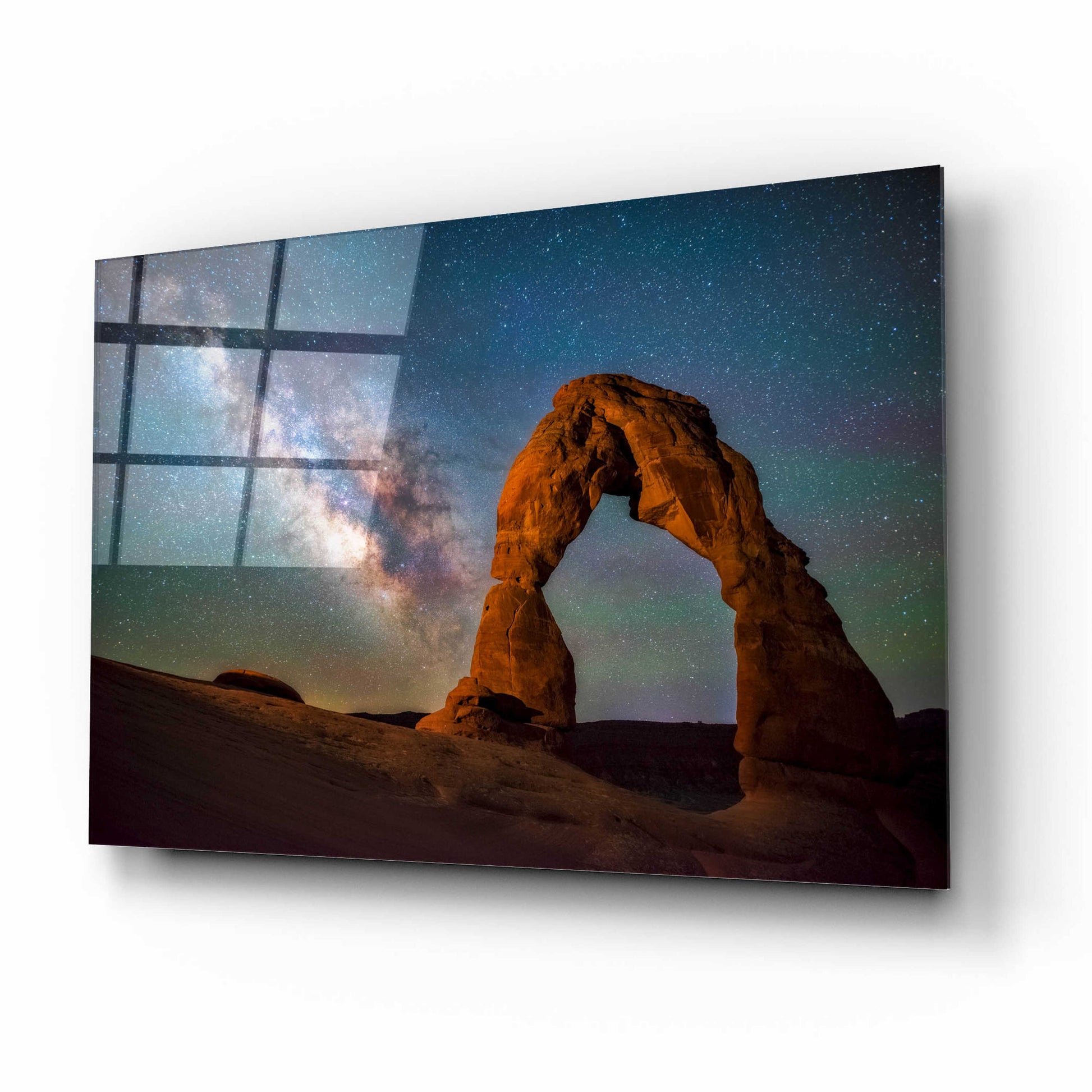 Epic Art 'Delicate Air Glow - Arches National Park' by Darren White, Acrylic Glass Wall Art,16x12