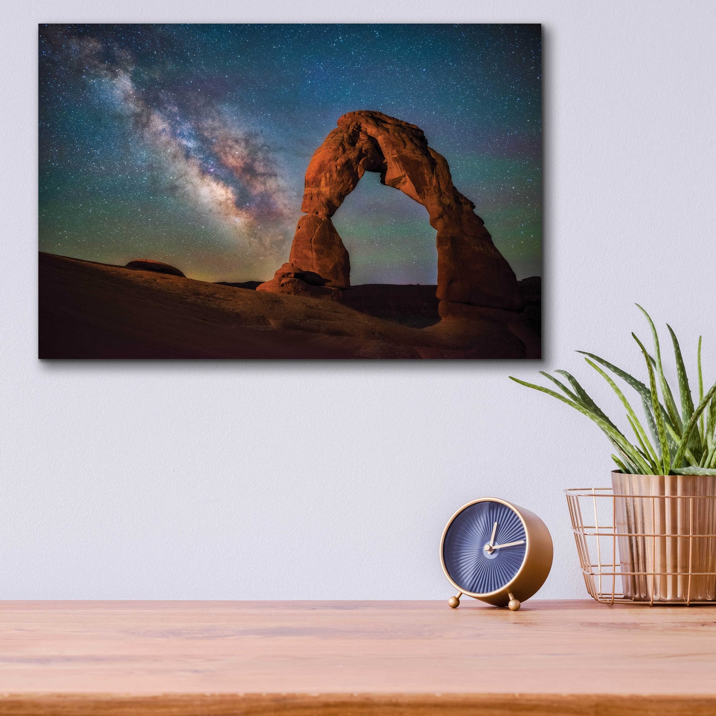 Epic Art 'Delicate Air Glow - Arches National Park' by Darren White, Acrylic Glass Wall Art,16x12