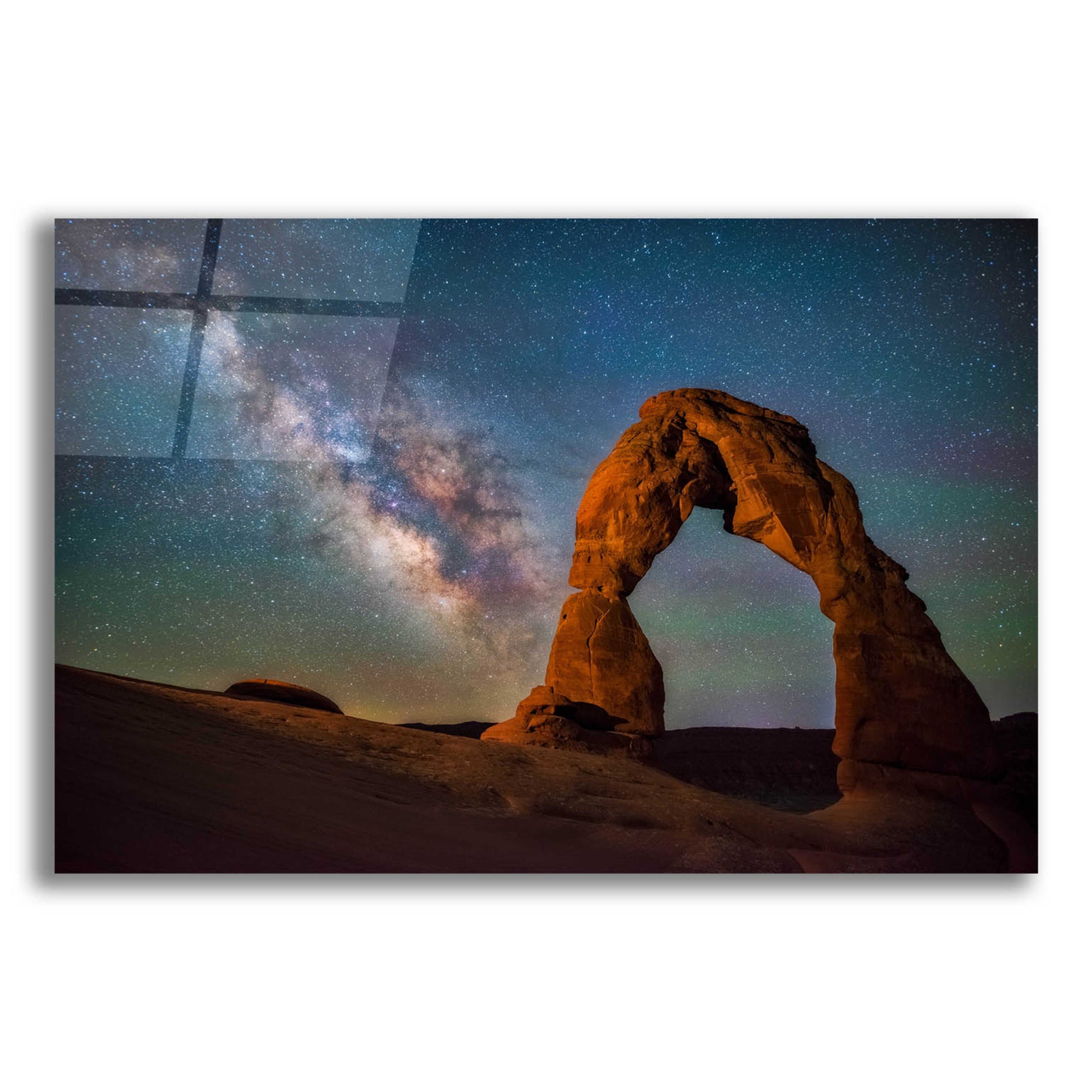 Epic Art 'Delicate Air Glow - Arches National Park' by Darren White, Acrylic Glass Wall Art,24x16