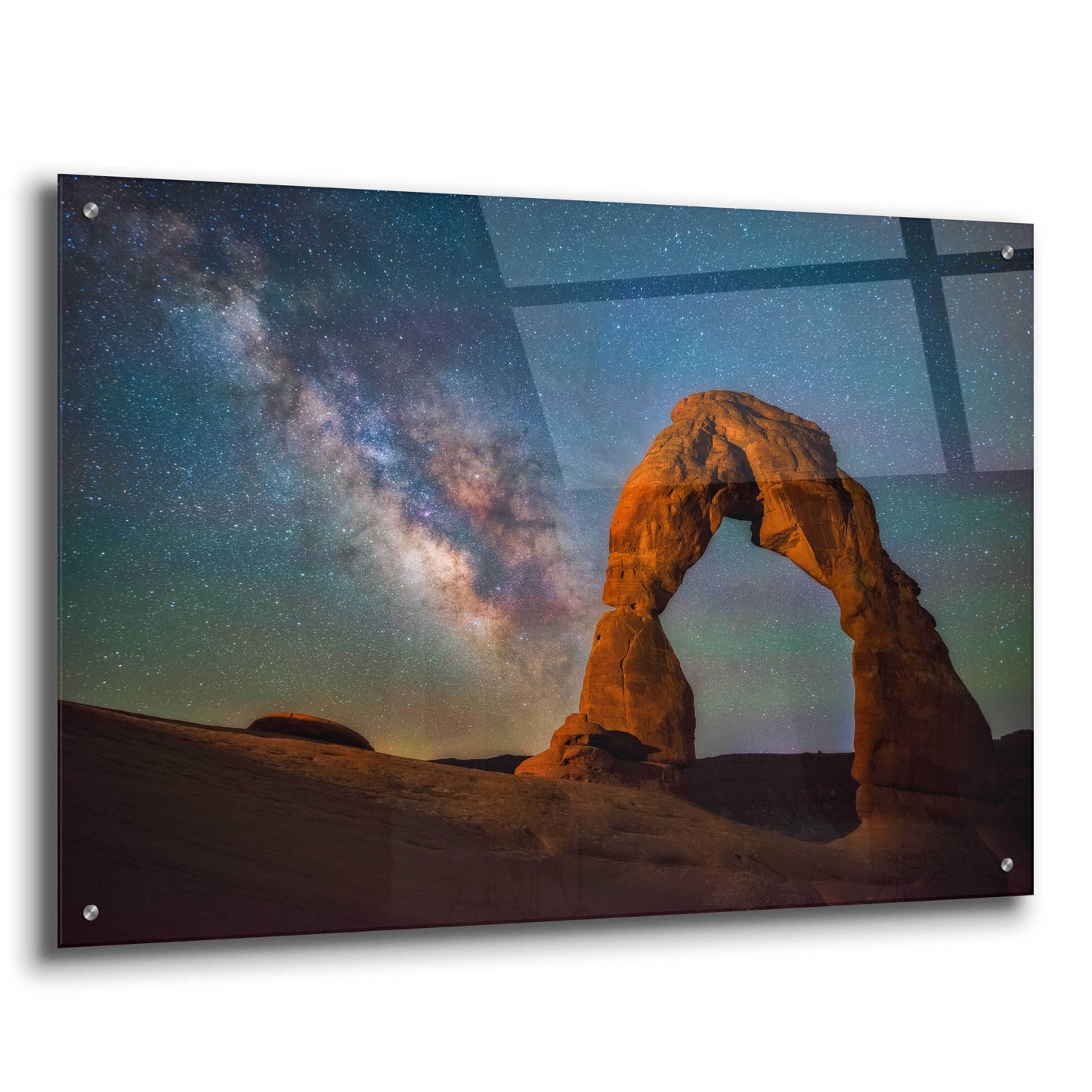 Epic Art 'Delicate Air Glow - Arches National Park' by Darren White, Acrylic Glass Wall Art,36x24