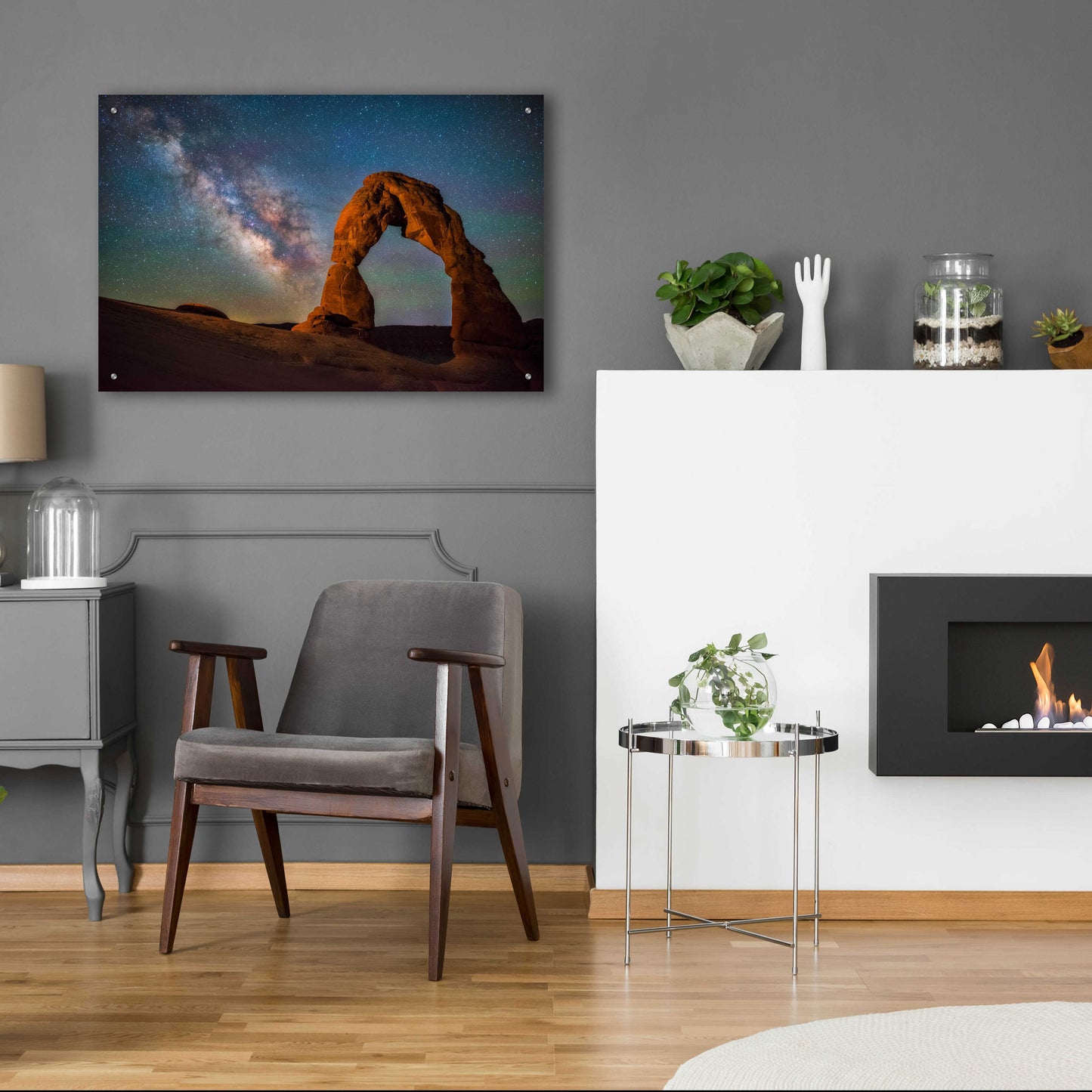 Epic Art 'Delicate Air Glow - Arches National Park' by Darren White, Acrylic Glass Wall Art,36x24