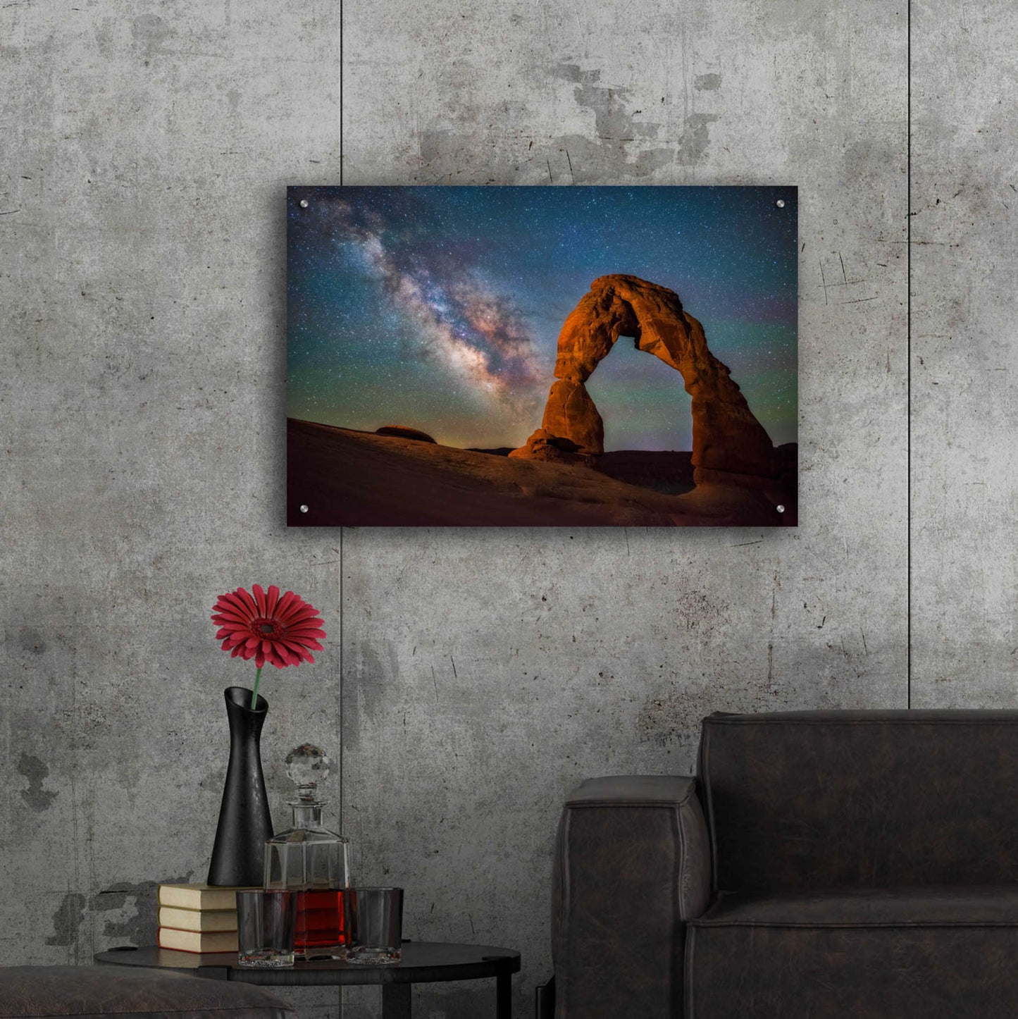 Epic Art 'Delicate Air Glow - Arches National Park' by Darren White, Acrylic Glass Wall Art,36x24