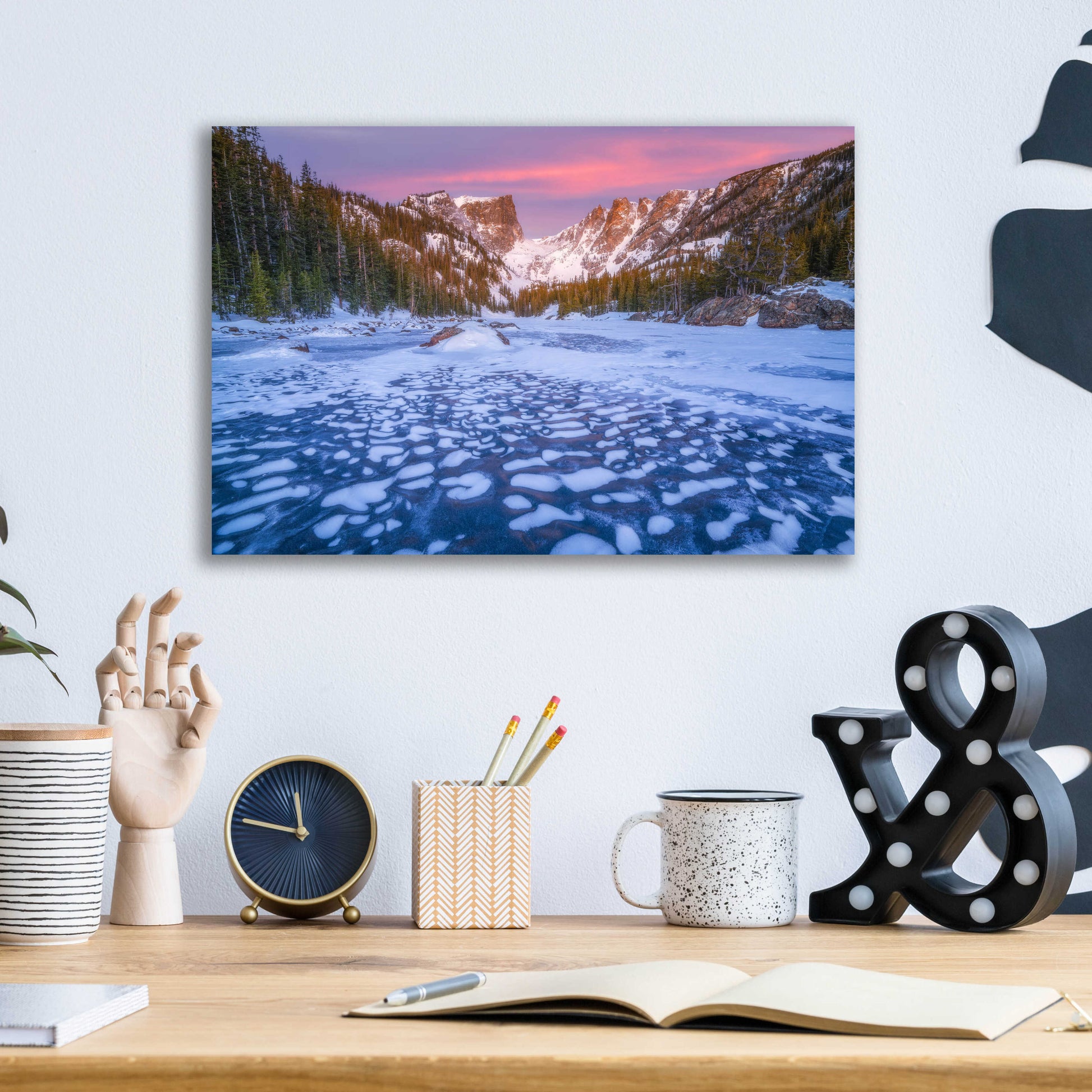 Epic Art 'Dream a little Dream - Rocky Mountain National Park' by Darren White, Acrylic Glass Wall Art,16x12