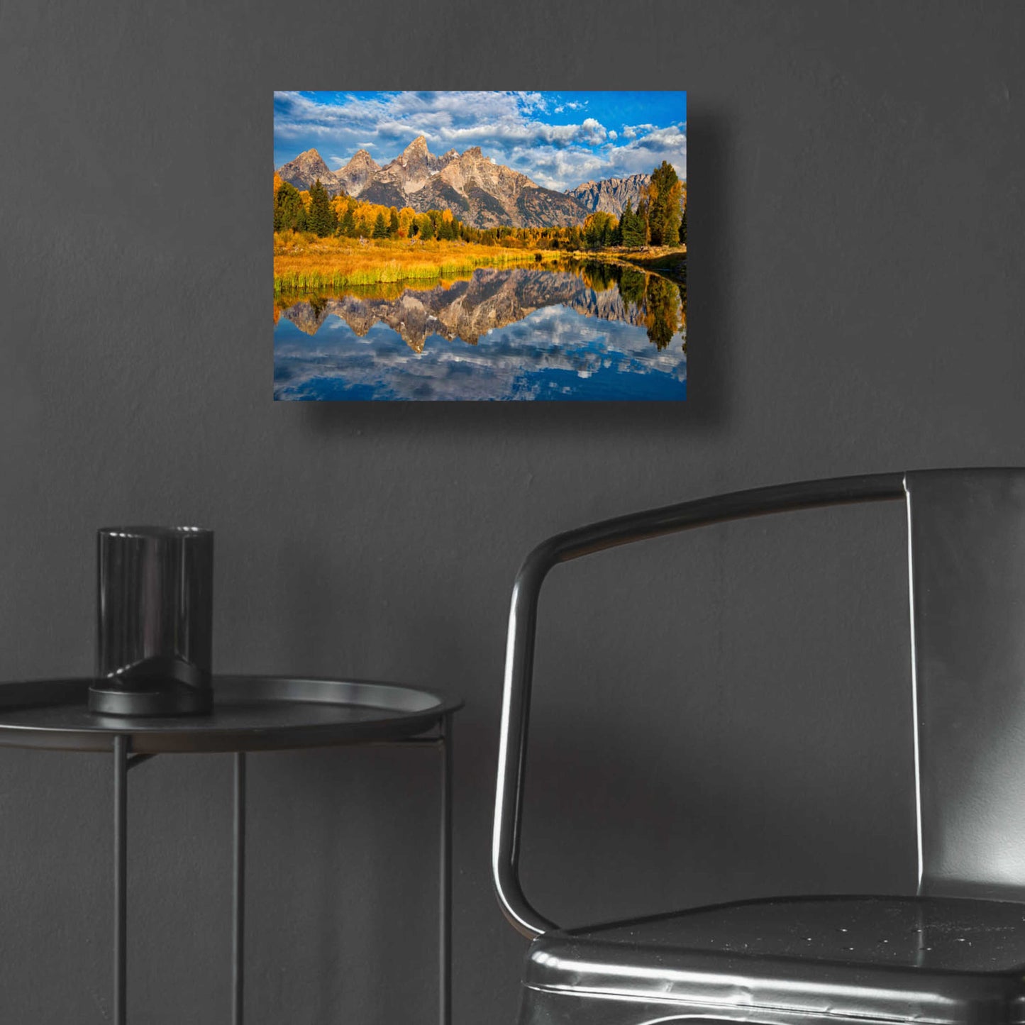 Epic Art 'Fall Reflection in the Tetons - Grand Teton National Park' by Darren White, Acrylic Glass Wall Art,16x12