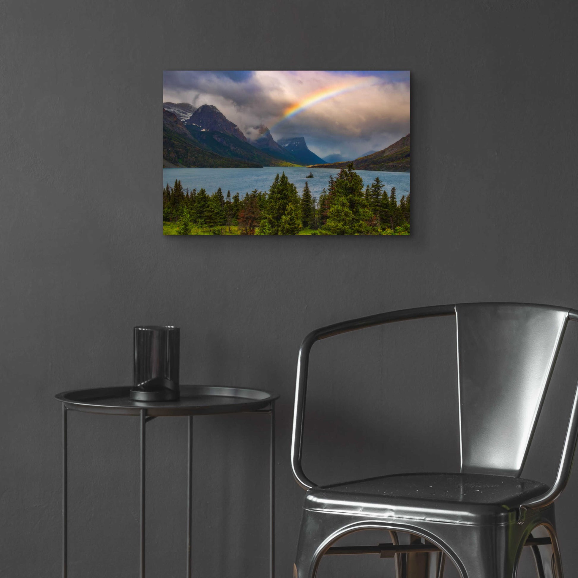 Epic Art 'Glacier Rainbow - Glacier National Park' by Darren White, Acrylic Glass Wall Art,24x16