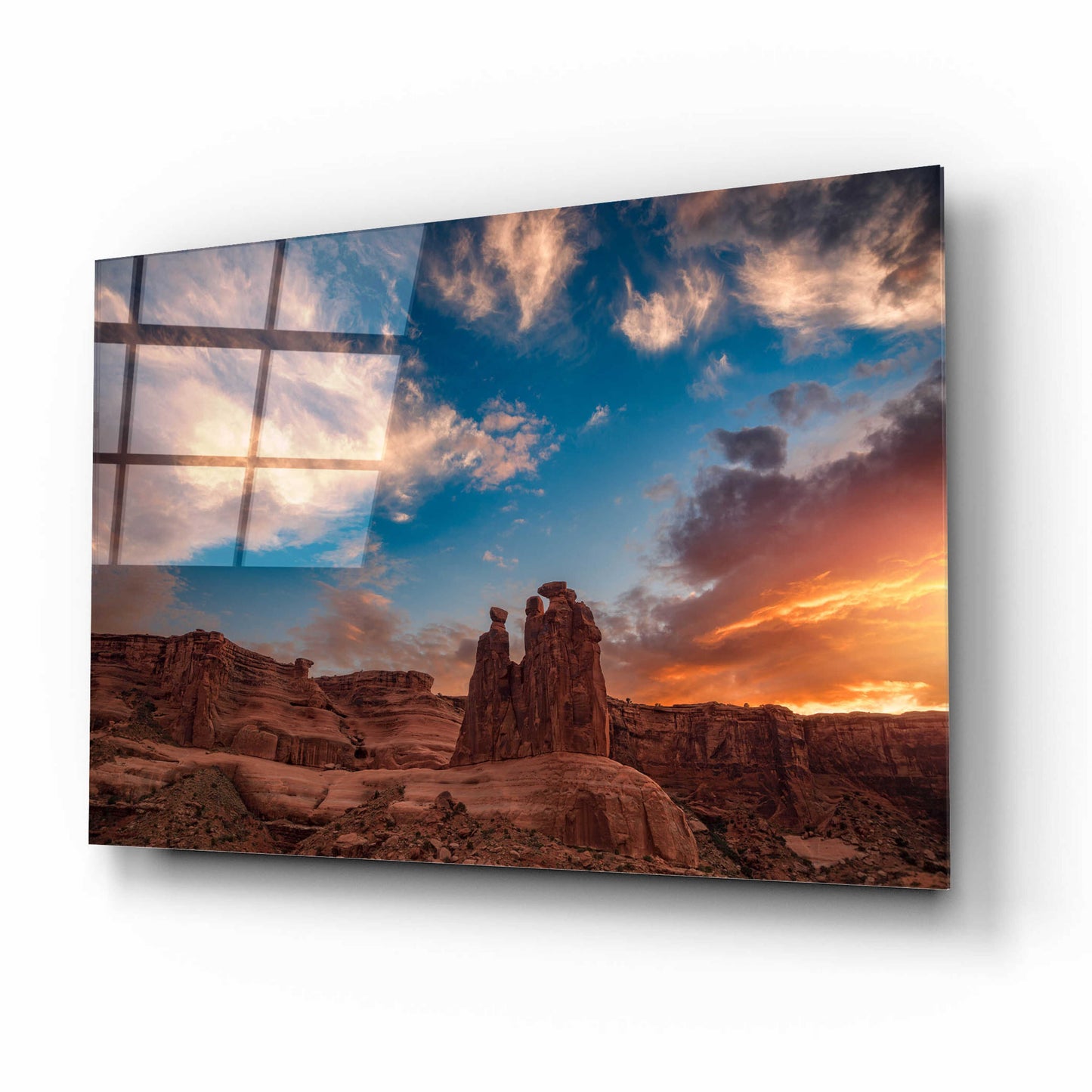 Epic Art 'Glowing Gossips - Arches National Park' by Darren White, Acrylic Glass Wall Art,16x12