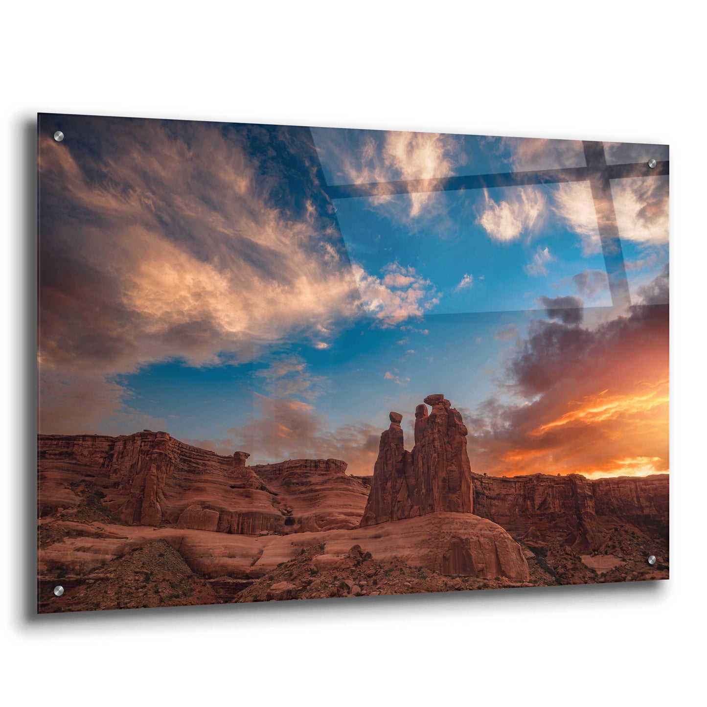 Epic Art 'Glowing Gossips - Arches National Park' by Darren White, Acrylic Glass Wall Art,36x24