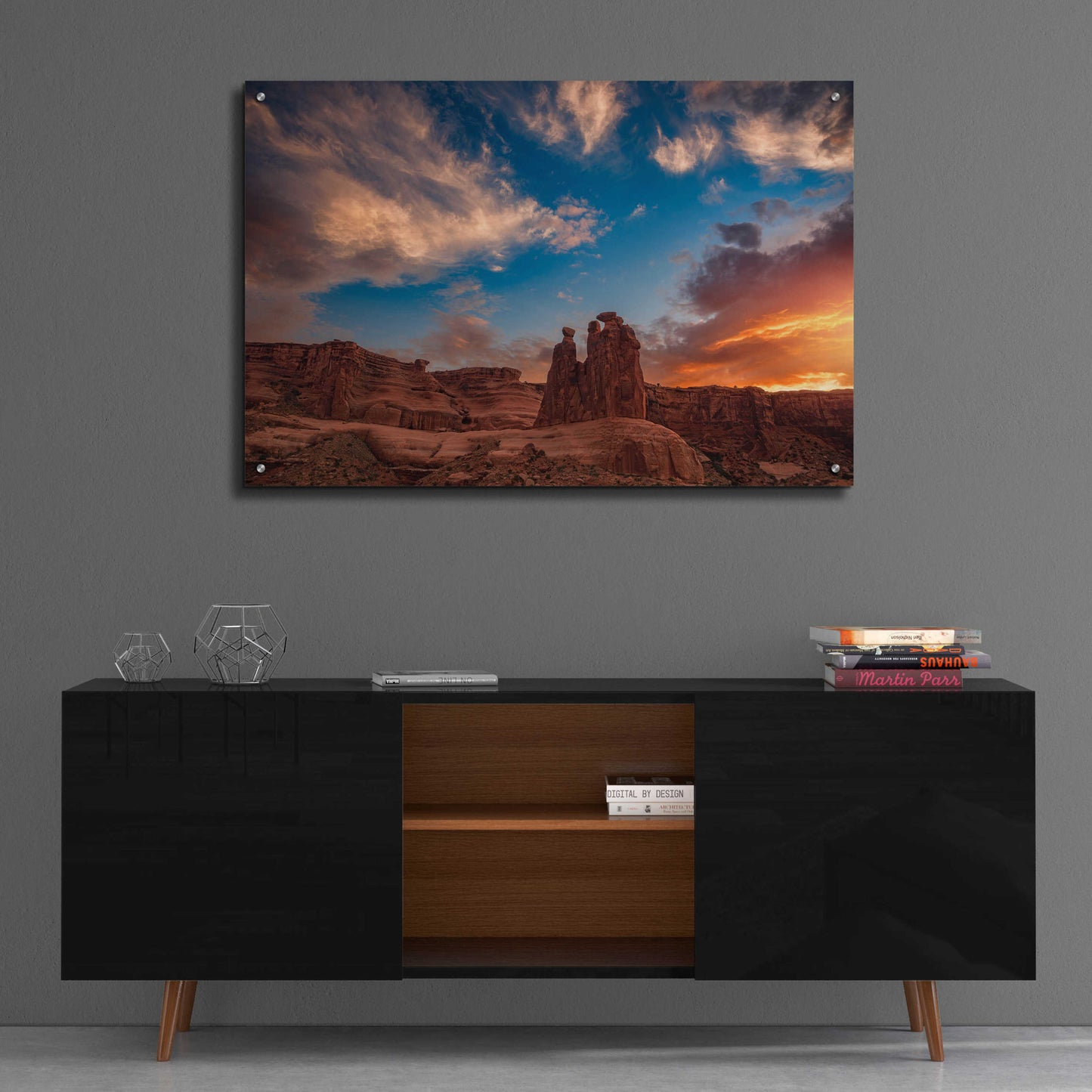 Epic Art 'Glowing Gossips - Arches National Park' by Darren White, Acrylic Glass Wall Art,36x24