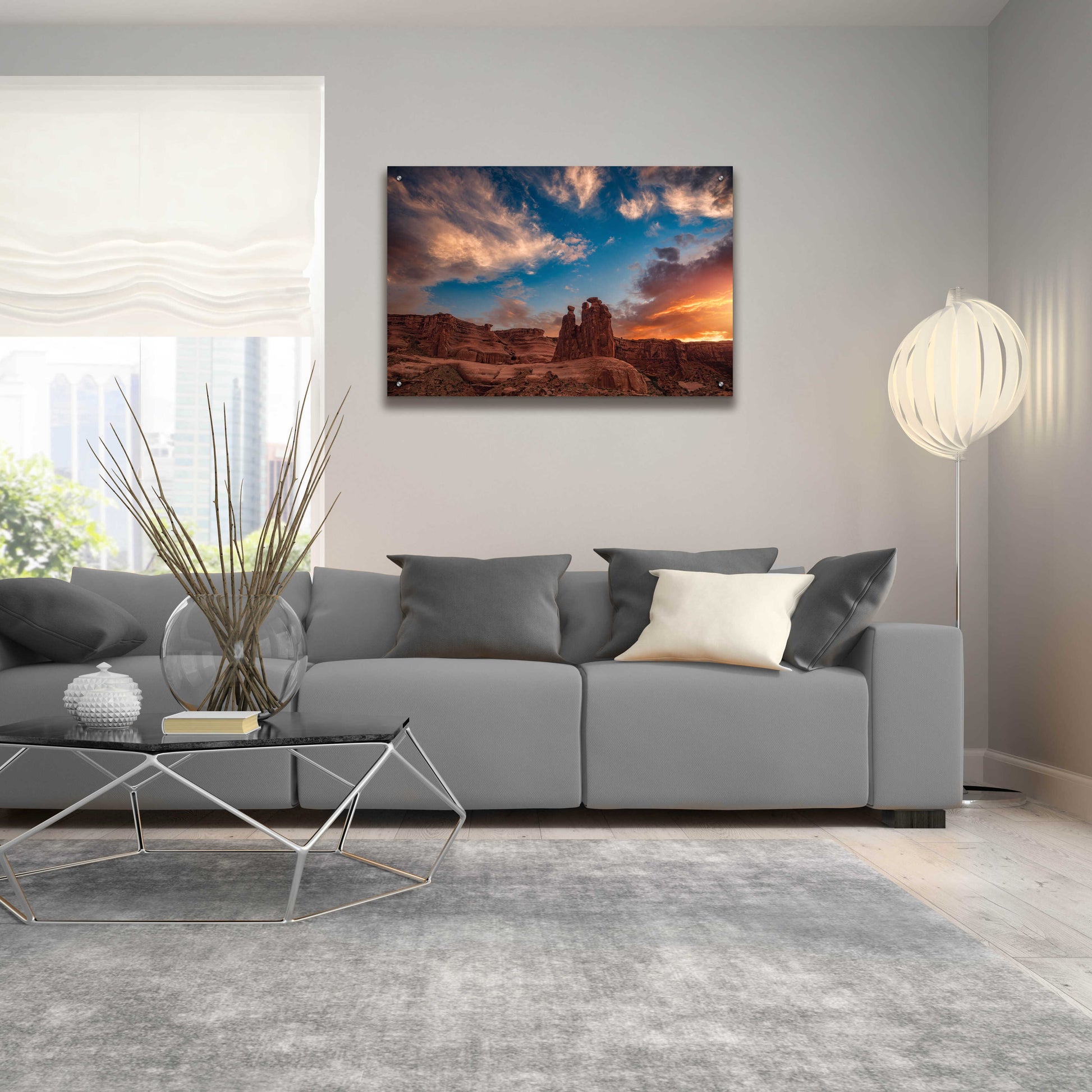 Epic Art 'Glowing Gossips - Arches National Park' by Darren White, Acrylic Glass Wall Art,36x24