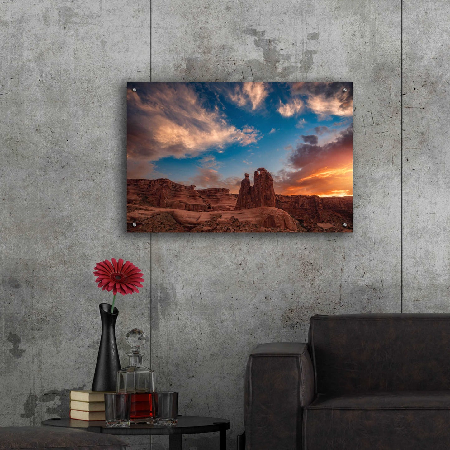 Epic Art 'Glowing Gossips - Arches National Park' by Darren White, Acrylic Glass Wall Art,36x24