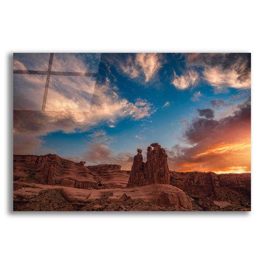Epic Art 'Glowing Gossips - Arches National Park' by Darren White, Acrylic Glass Wall Art