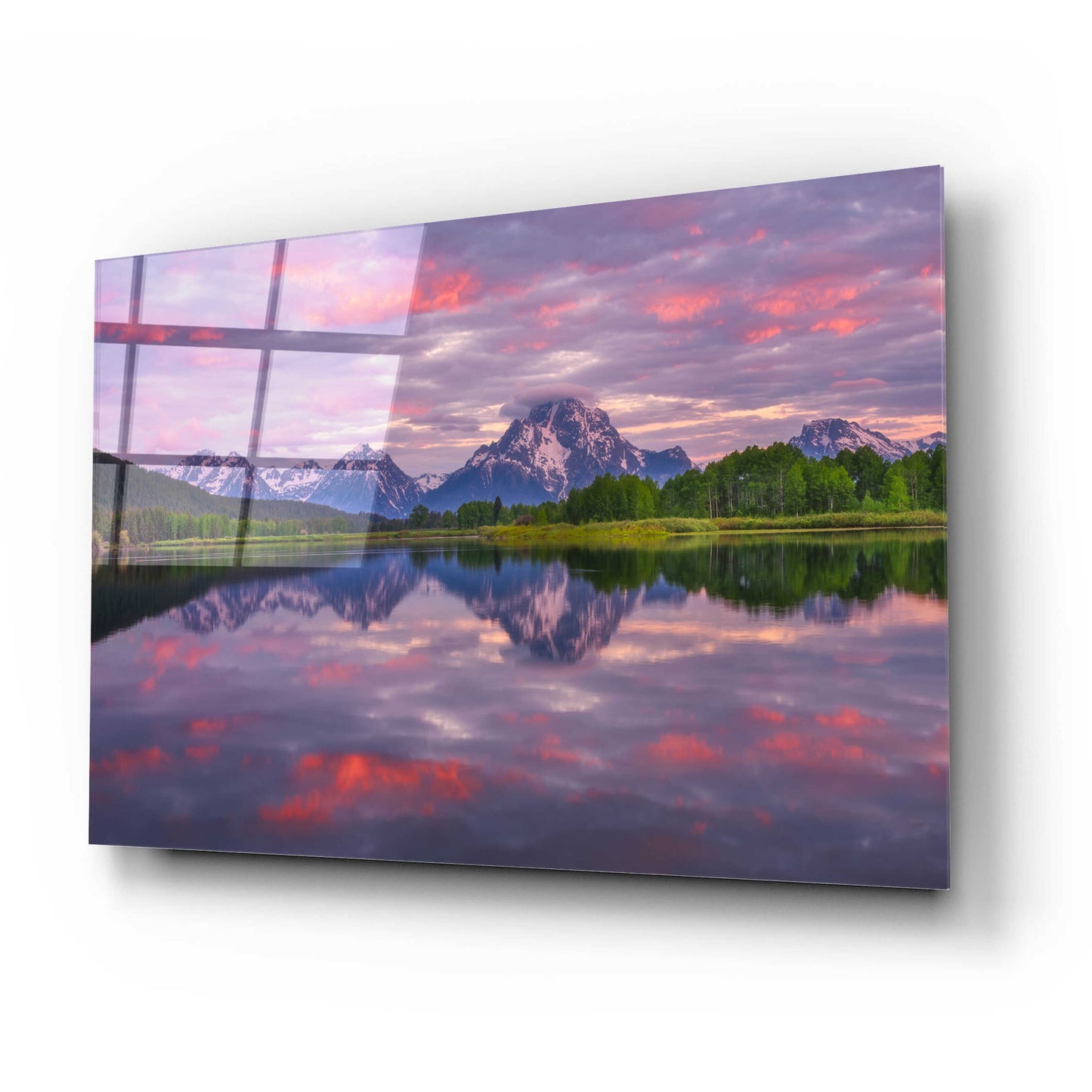 Epic Art 'Grand Sunrise - Grand Teton National Park' by Darren White, Acrylic Glass Wall Art,24x16