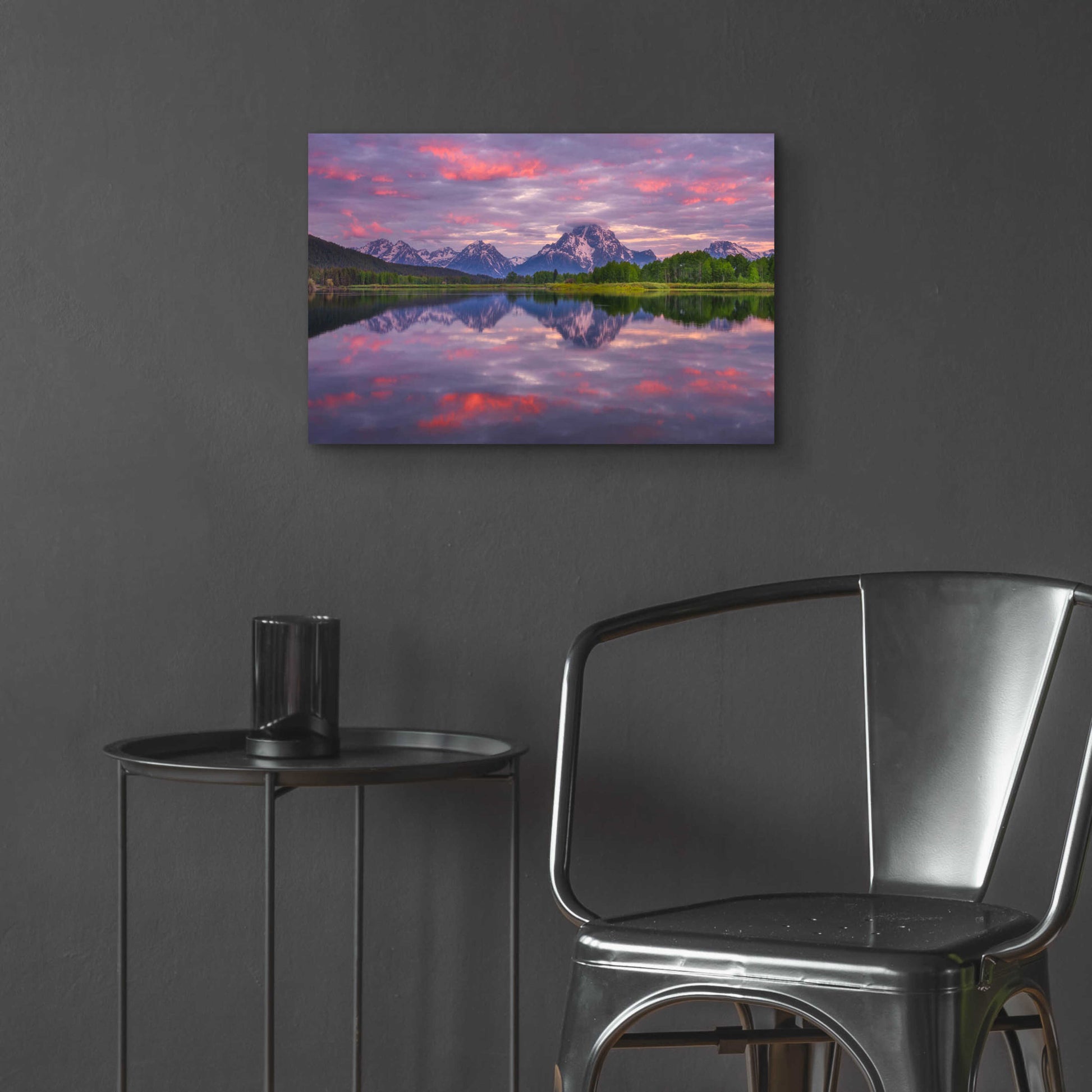 Epic Art 'Grand Sunrise - Grand Teton National Park' by Darren White, Acrylic Glass Wall Art,24x16