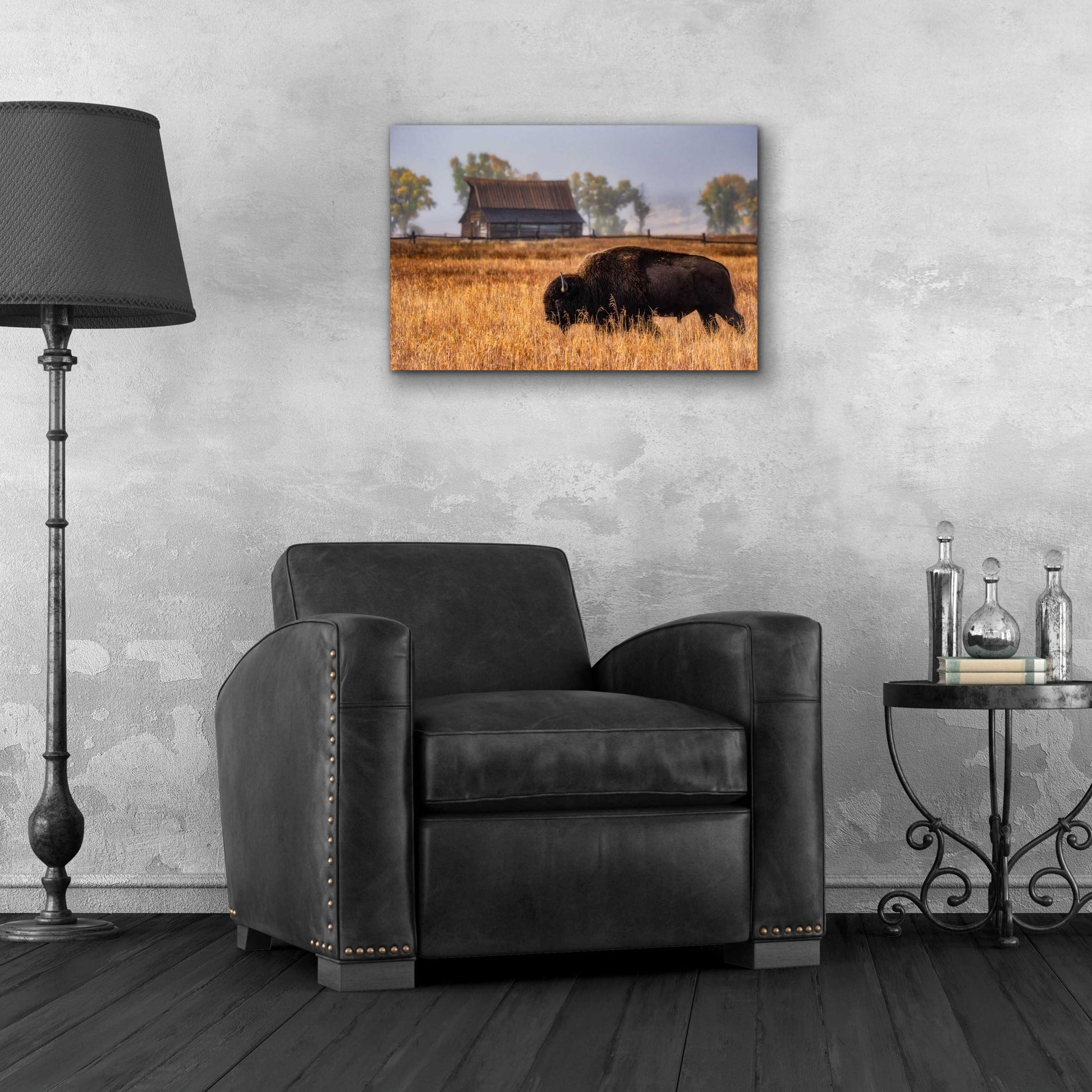 Epic Art 'Home on the Range - Grand Teton National Park' by Darren White, Acrylic Glass Wall Art,24x16