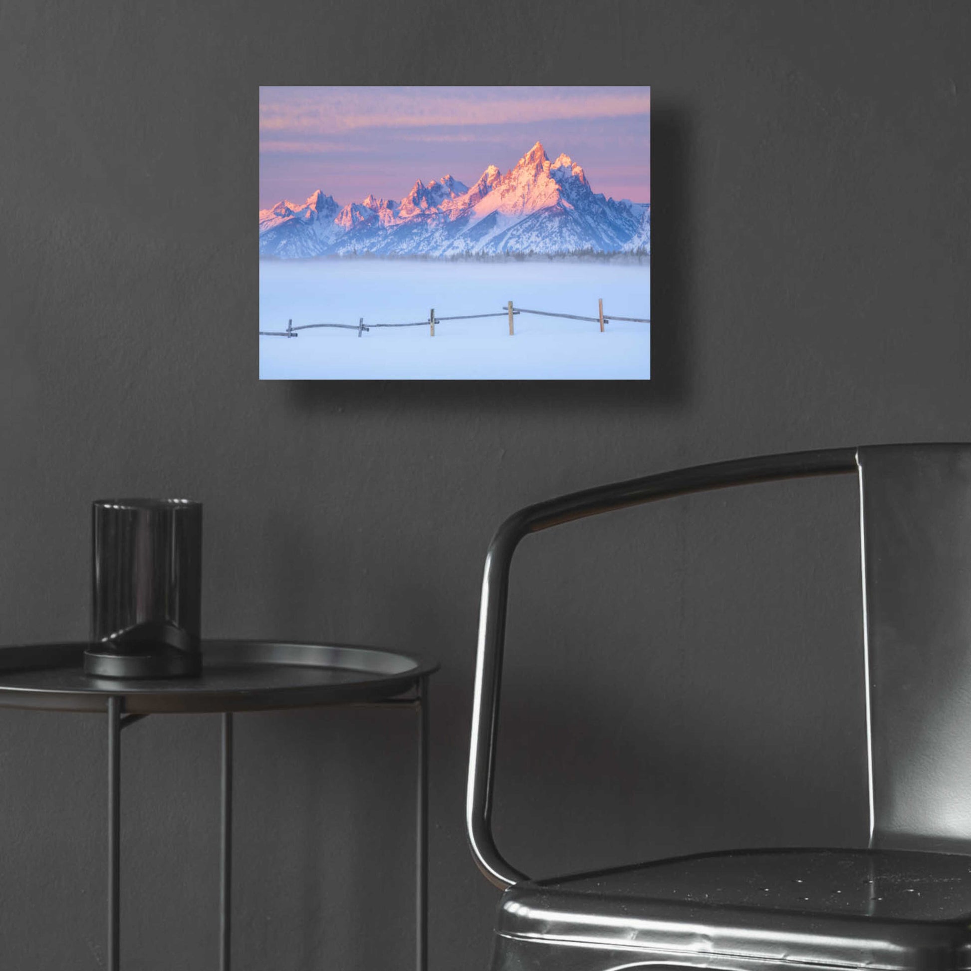 Epic Art 'Let there be Light - Grand Teton National Park' by Darren White, Acrylic Glass Wall Art,16x12