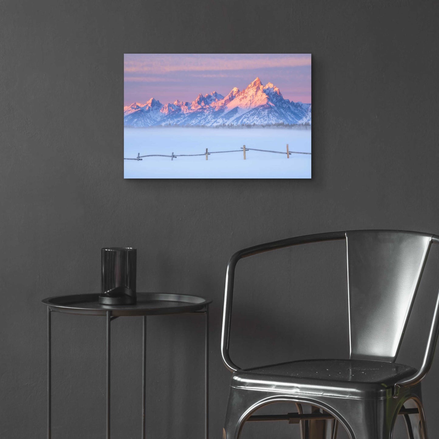 Epic Art 'Let there be Light - Grand Teton National Park' by Darren White, Acrylic Glass Wall Art,24x16