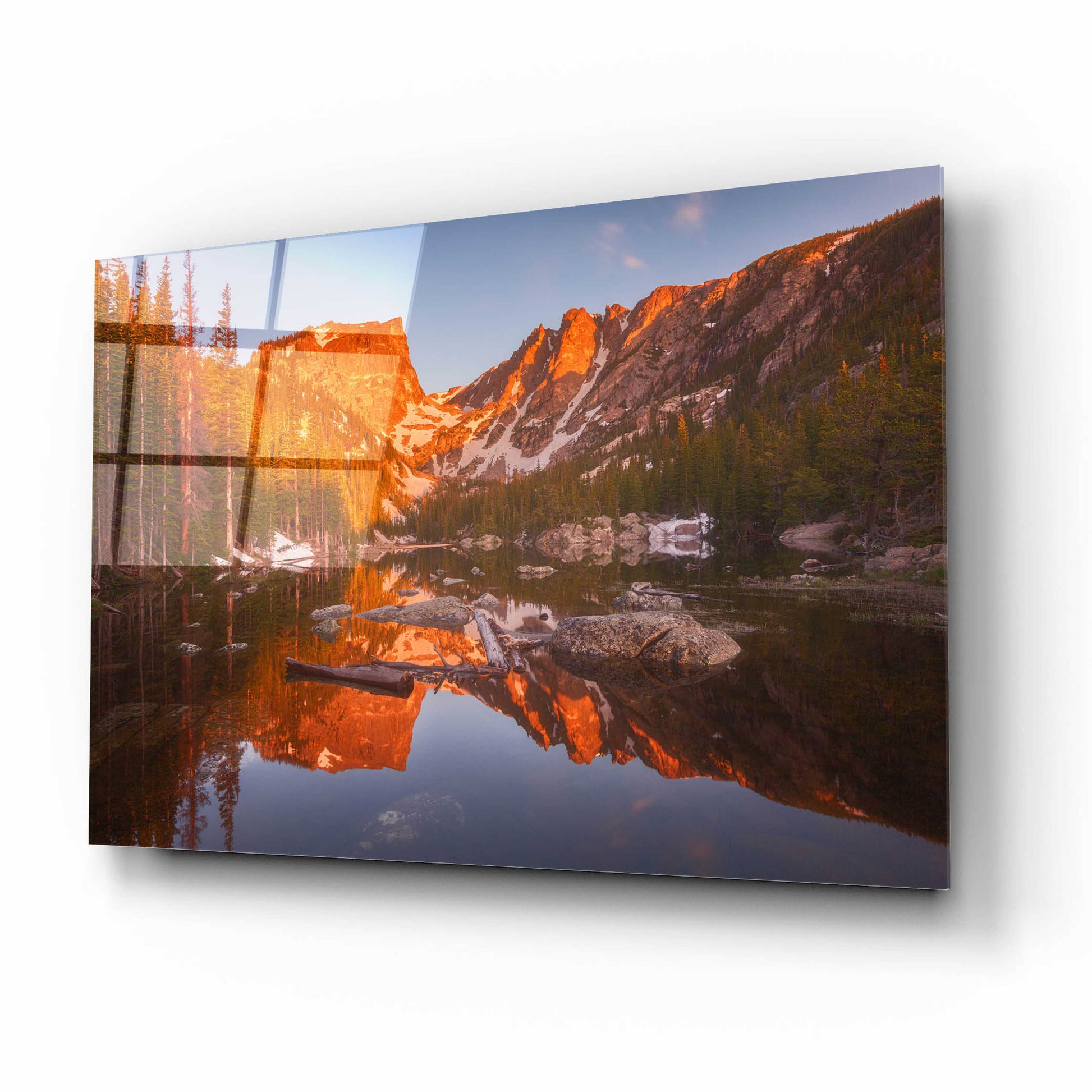 Epic Art 'Magic Morning Light - Rocky Mountain National Park' by Darren White, Acrylic Glass Wall Art,16x12