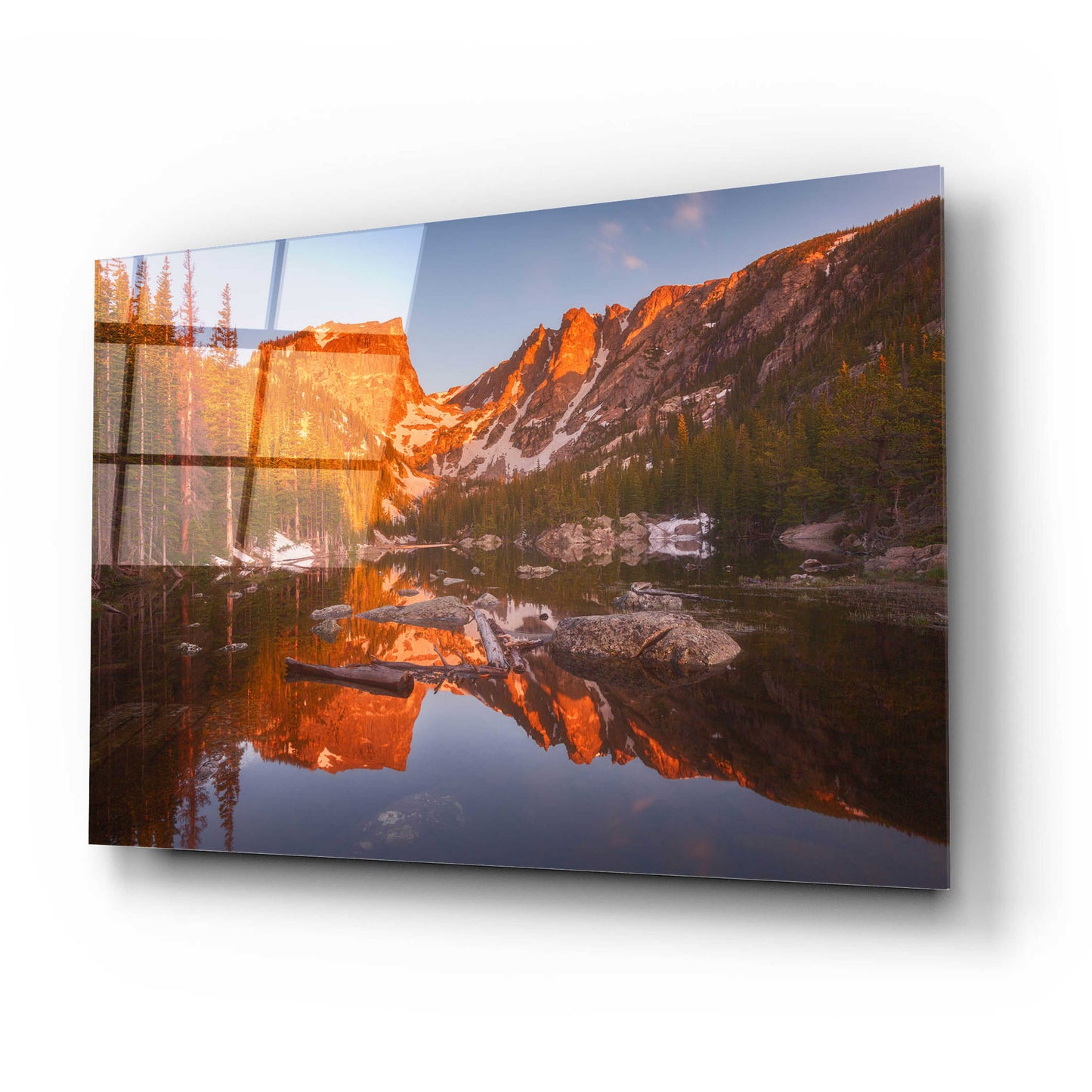 Epic Art 'Magic Morning Light - Rocky Mountain National Park' by Darren White, Acrylic Glass Wall Art,24x16