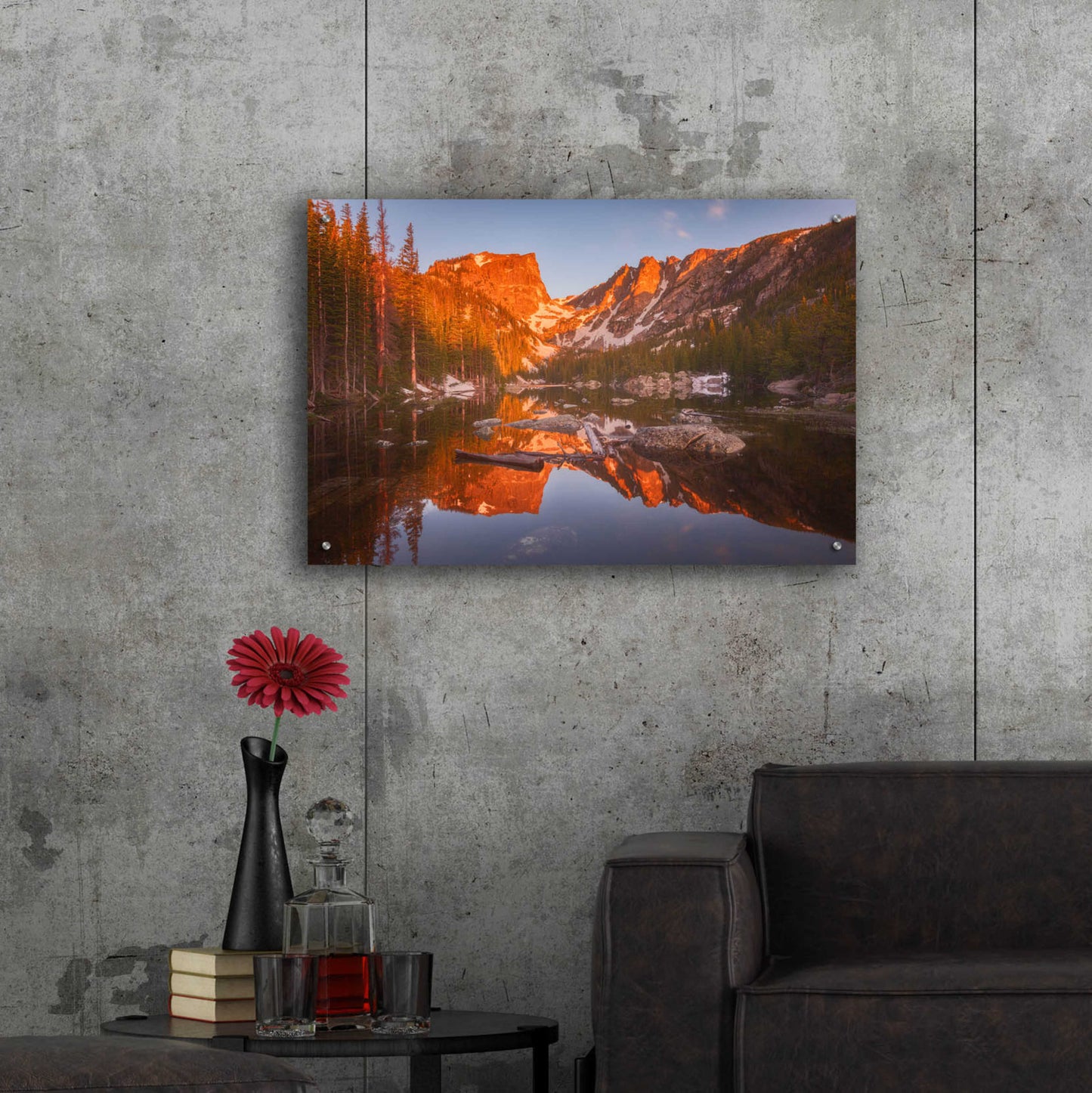 Epic Art 'Magic Morning Light - Rocky Mountain National Park' by Darren White, Acrylic Glass Wall Art,36x24