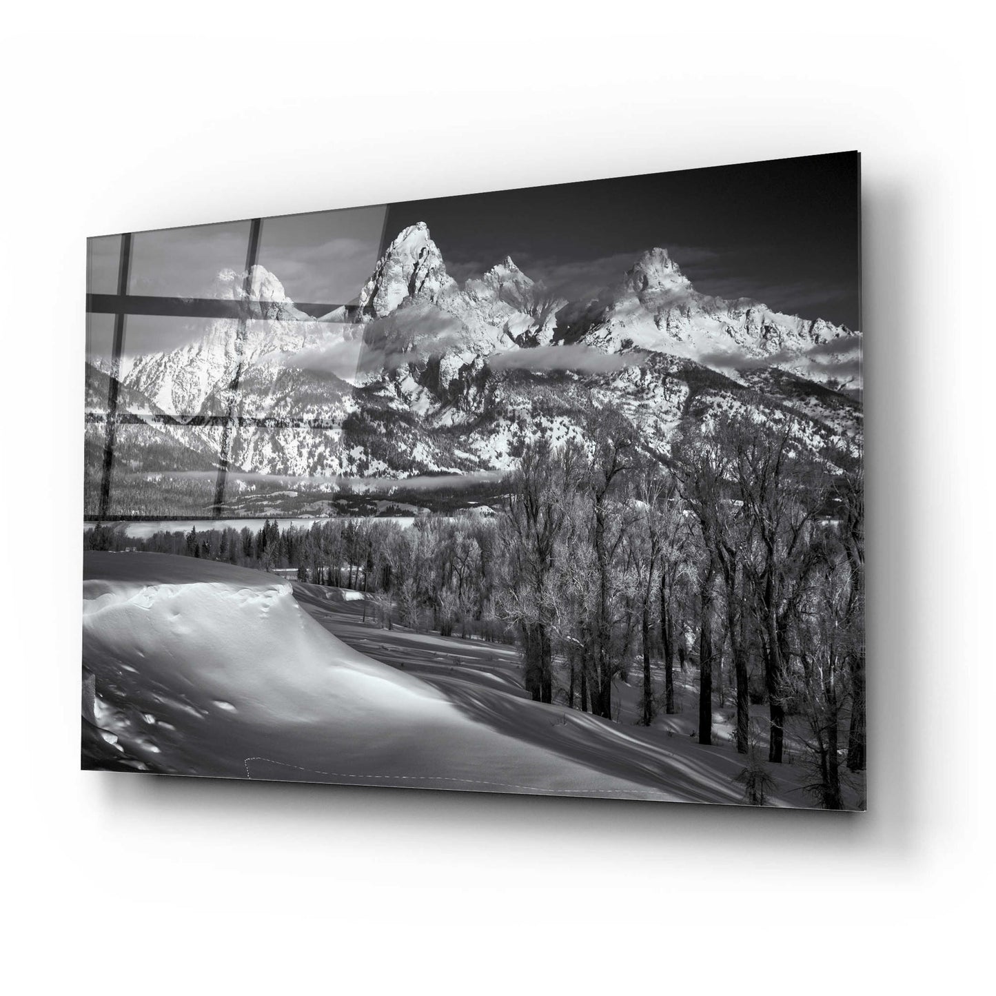 Epic Art 'Majestic Peaks - Grand Teton National Park' by Darren White, Acrylic Glass Wall Art,24x16