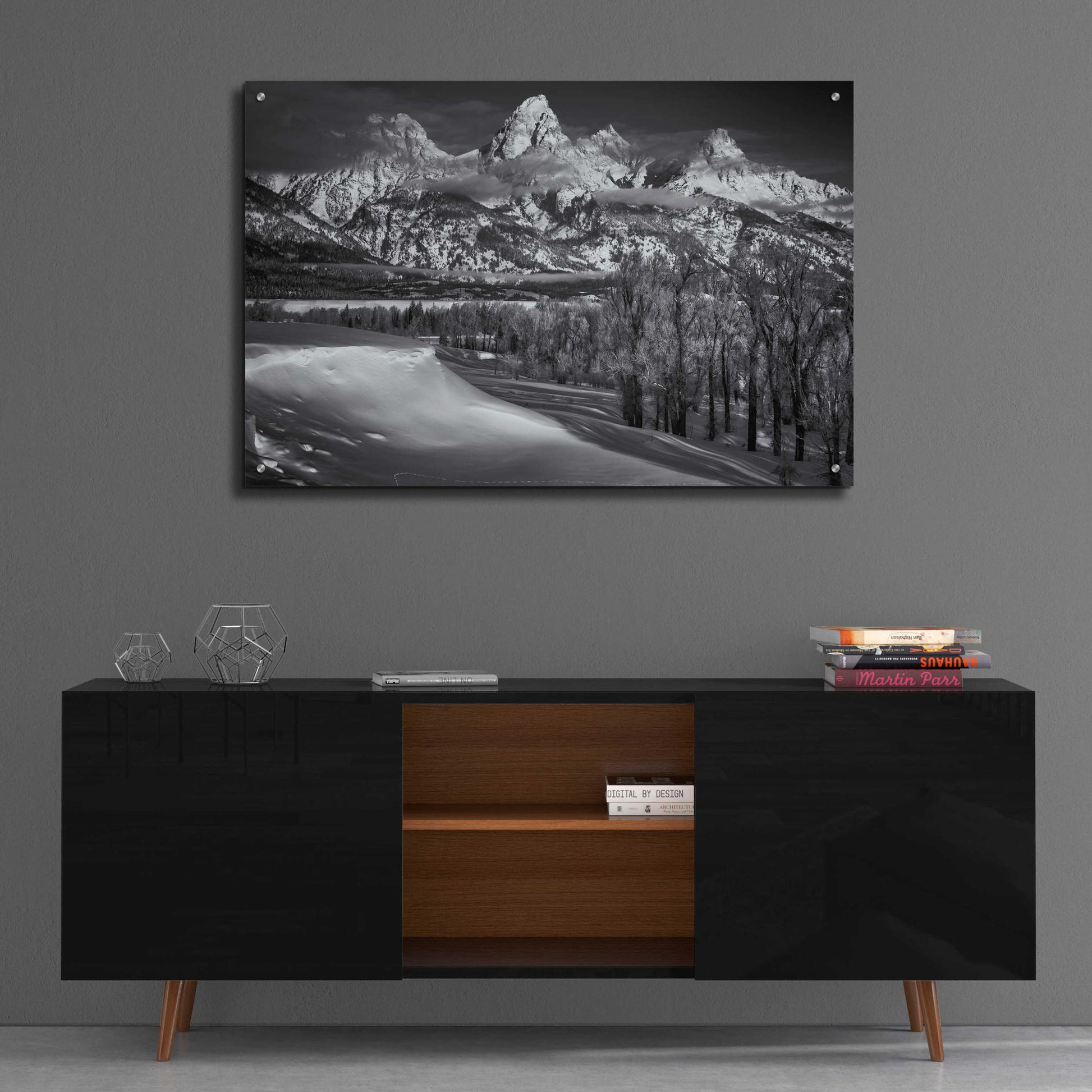 Epic Art 'Majestic Peaks - Grand Teton National Park' by Darren White, Acrylic Glass Wall Art,36x24