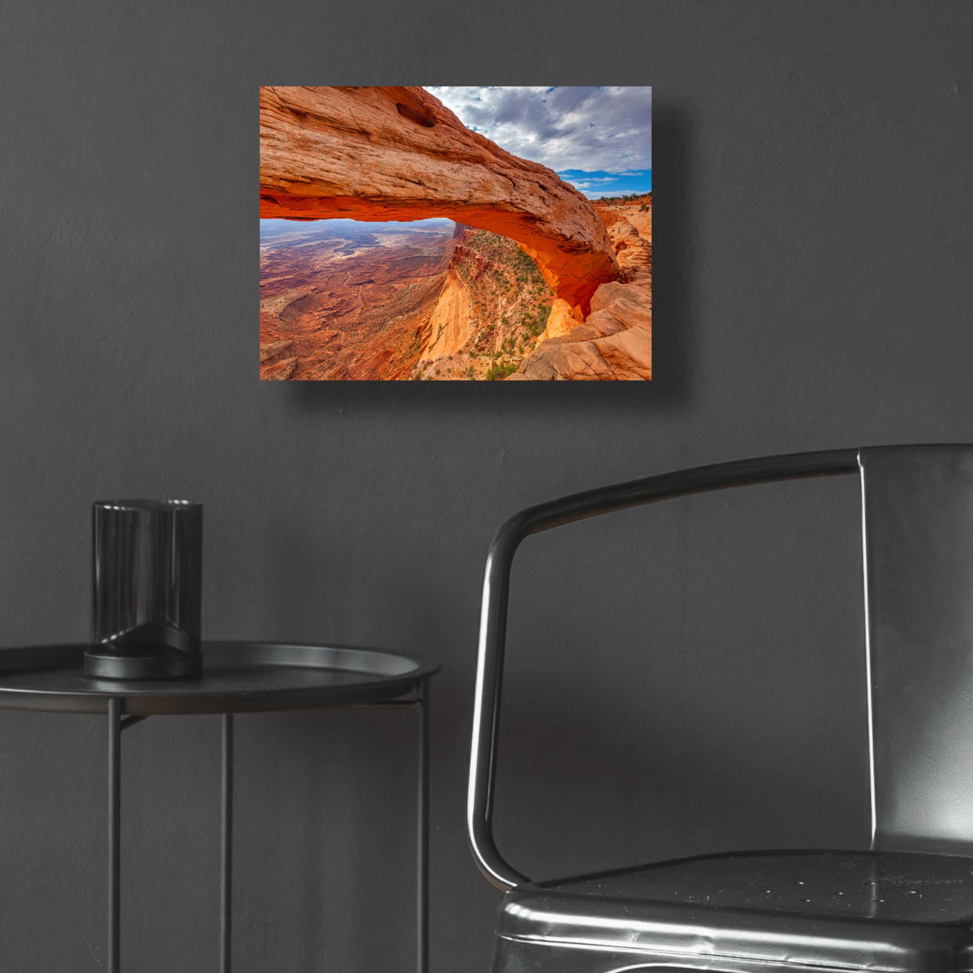 Epic Art 'Mesa's Drop - Canyonlands National Park' by Darren White, Acrylic Glass Wall Art,16x12