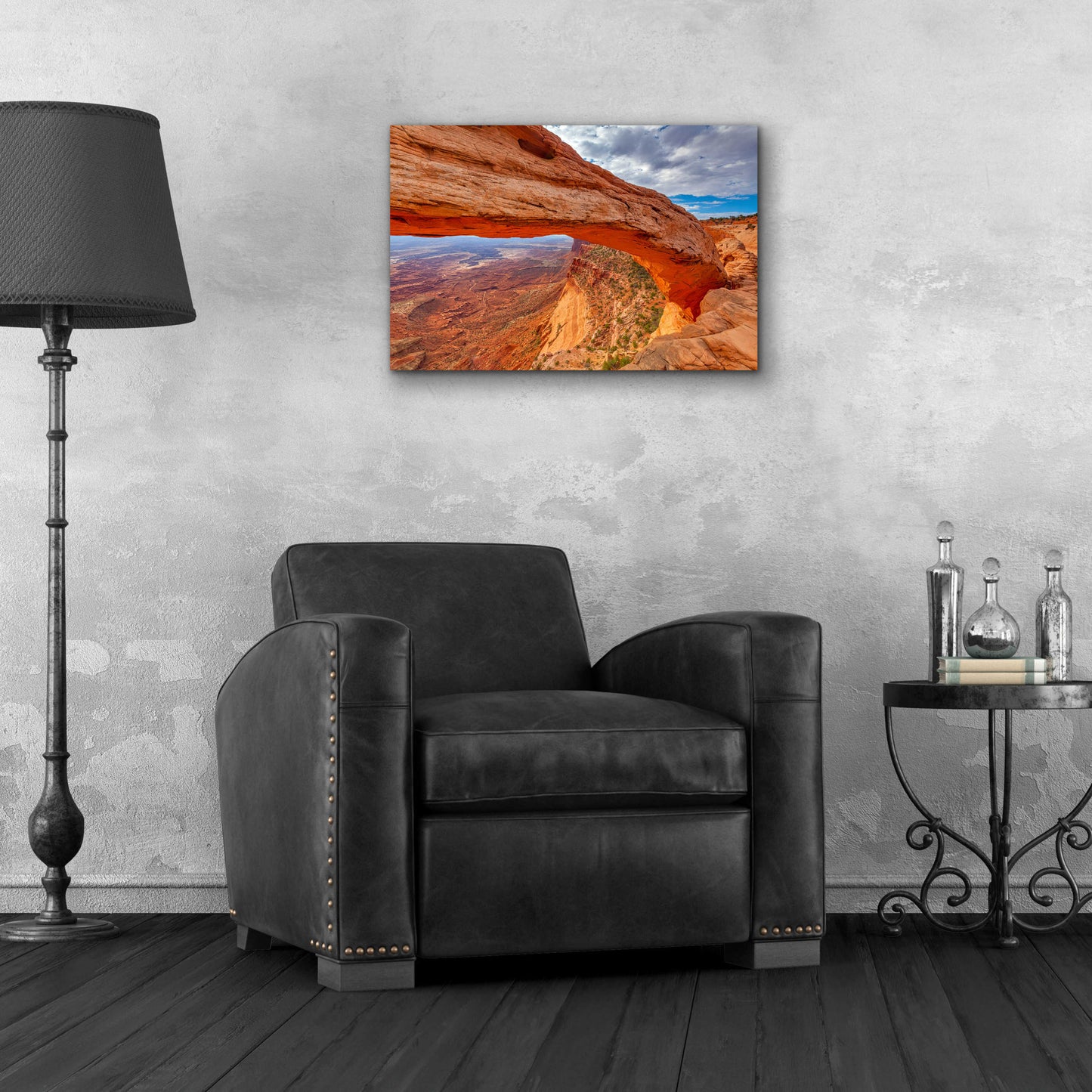Epic Art 'Mesa's Drop - Canyonlands National Park' by Darren White, Acrylic Glass Wall Art,24x16
